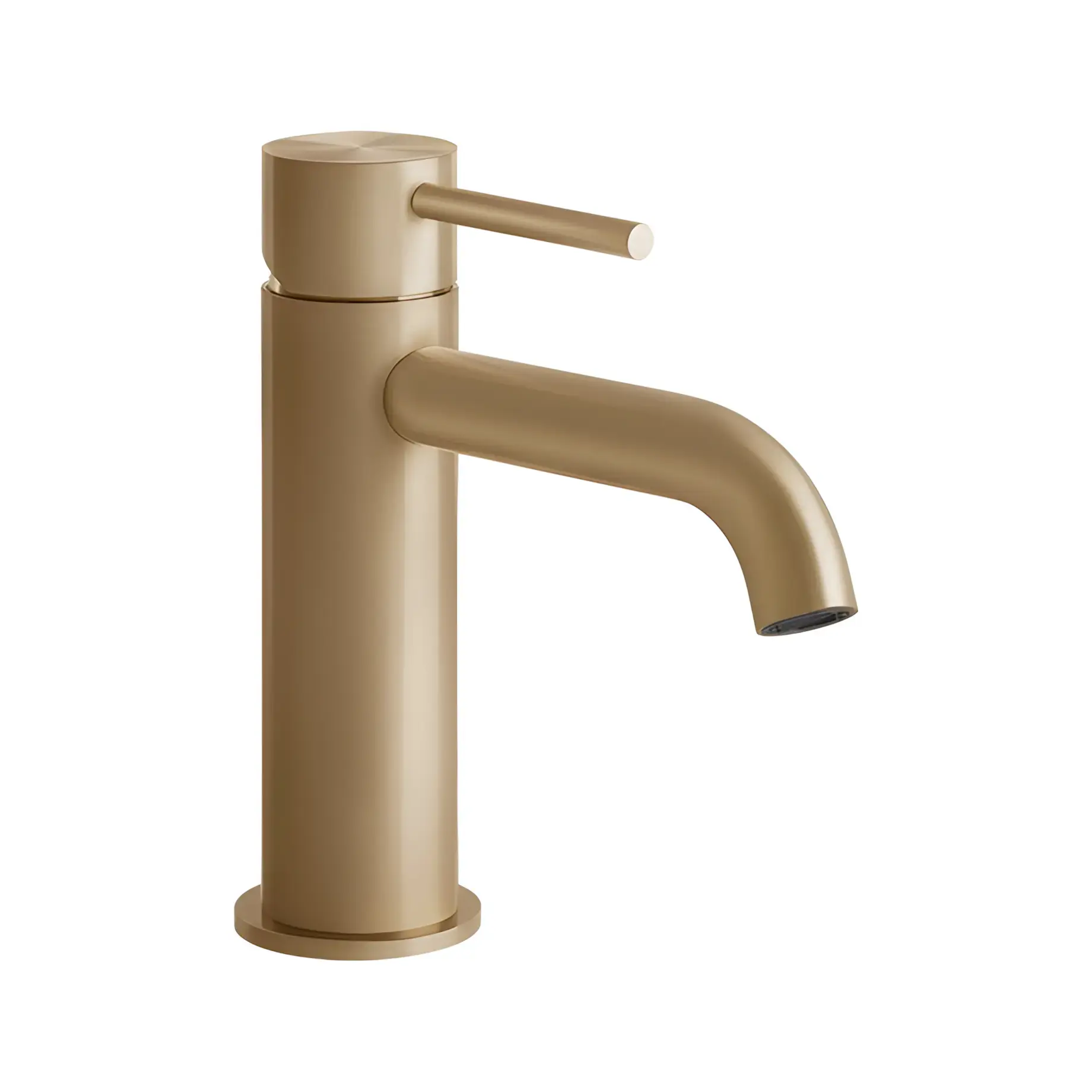 Змішувач для раковини Gessi316 Gessi 54002-726 Warm Bronze Br. PVD — вид спереду