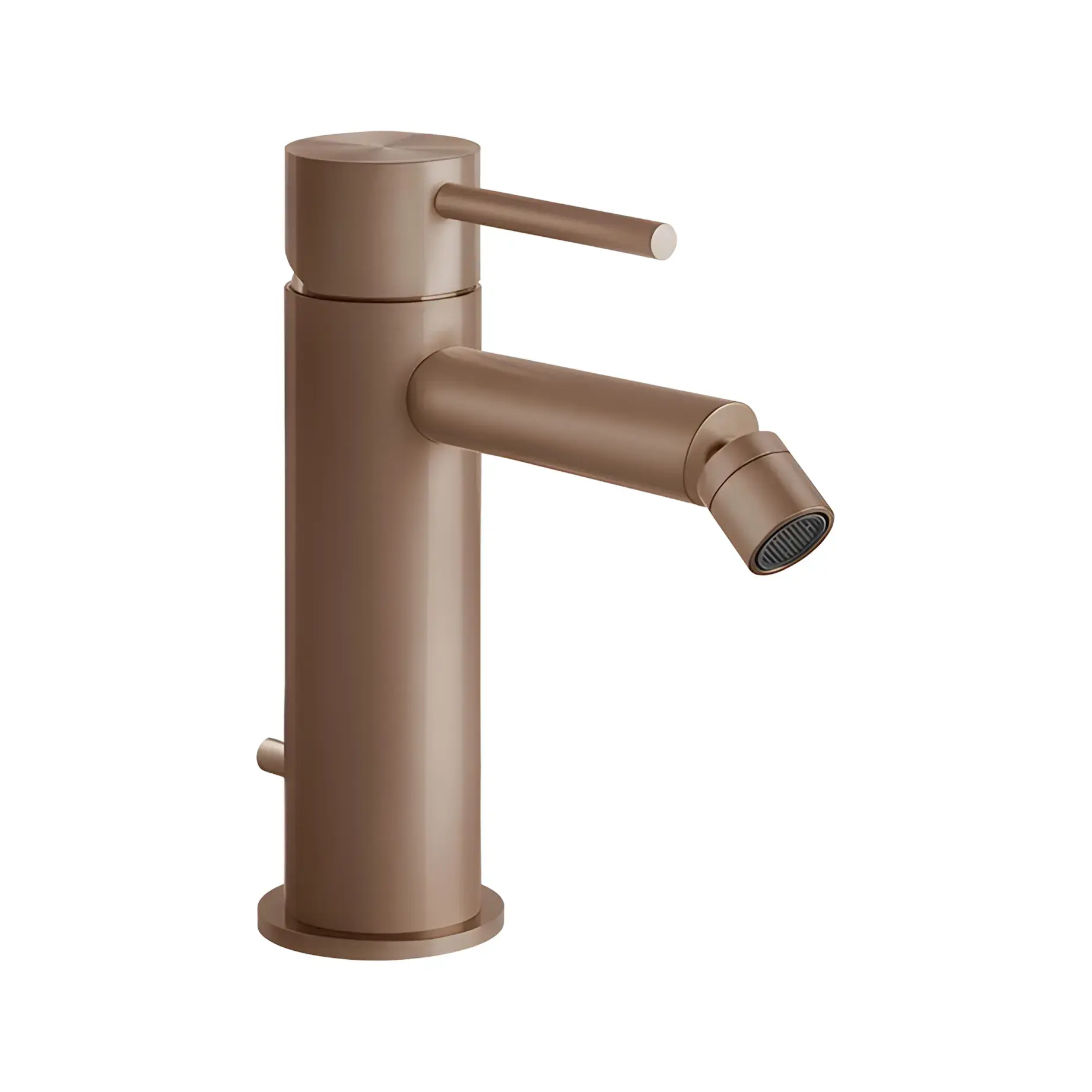 Змішувач для біде Gessi316 Виробник 54007-708 Copper Brushed PVD — вид спереду