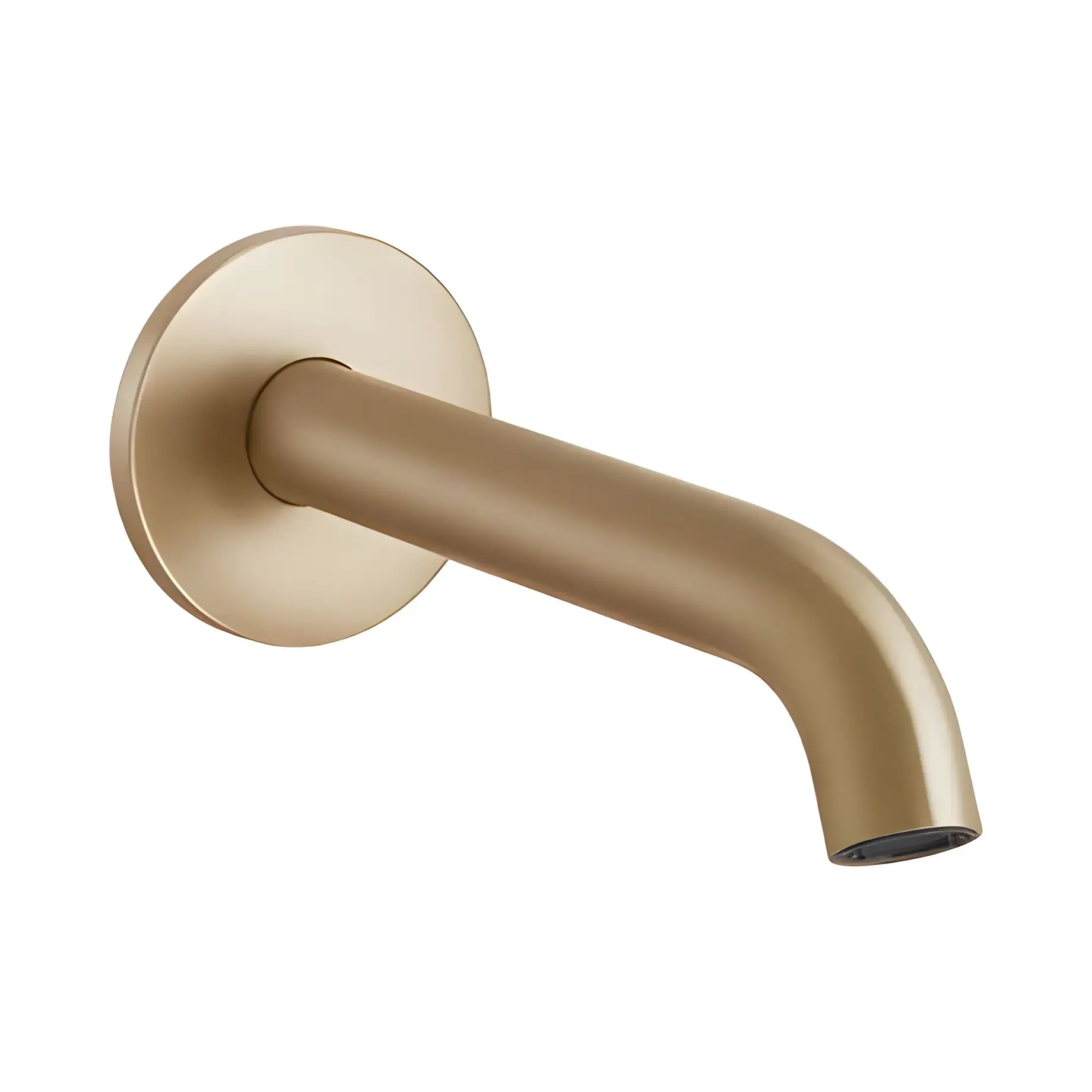 Излив Gessi316 Производитель 54010-726 Warm Bronze Br. PVD — вид спереди