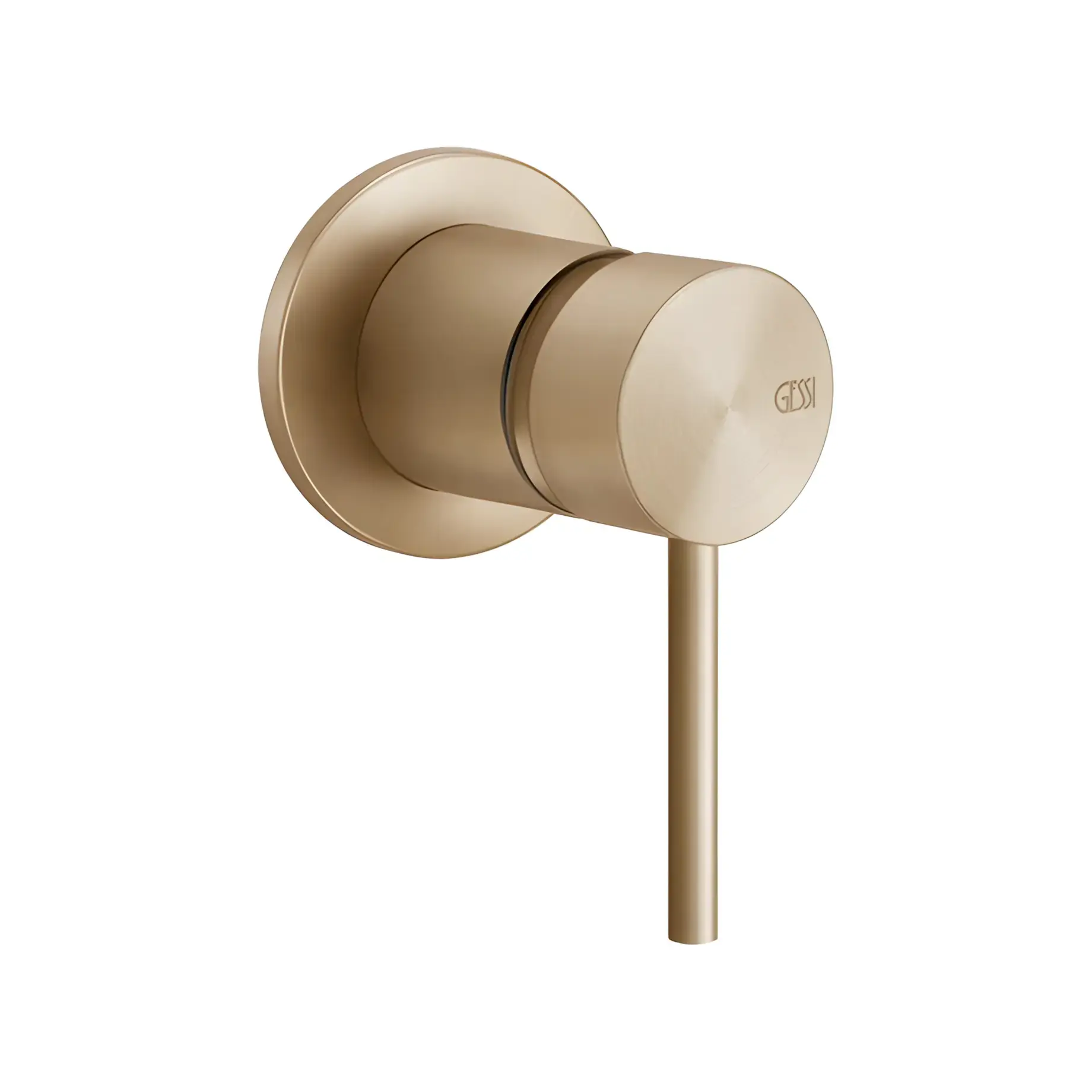 Змішувач для душу 316 Flessa Gessi 54019-726 Warm Bronze Br. PVD — вид спереду