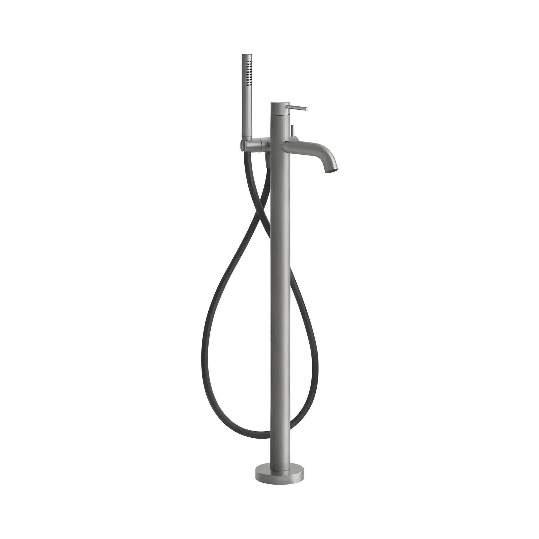 Змішувач для ванни Gessi316 Gessi 54028-239 Steel Brushed — бічний ракурс