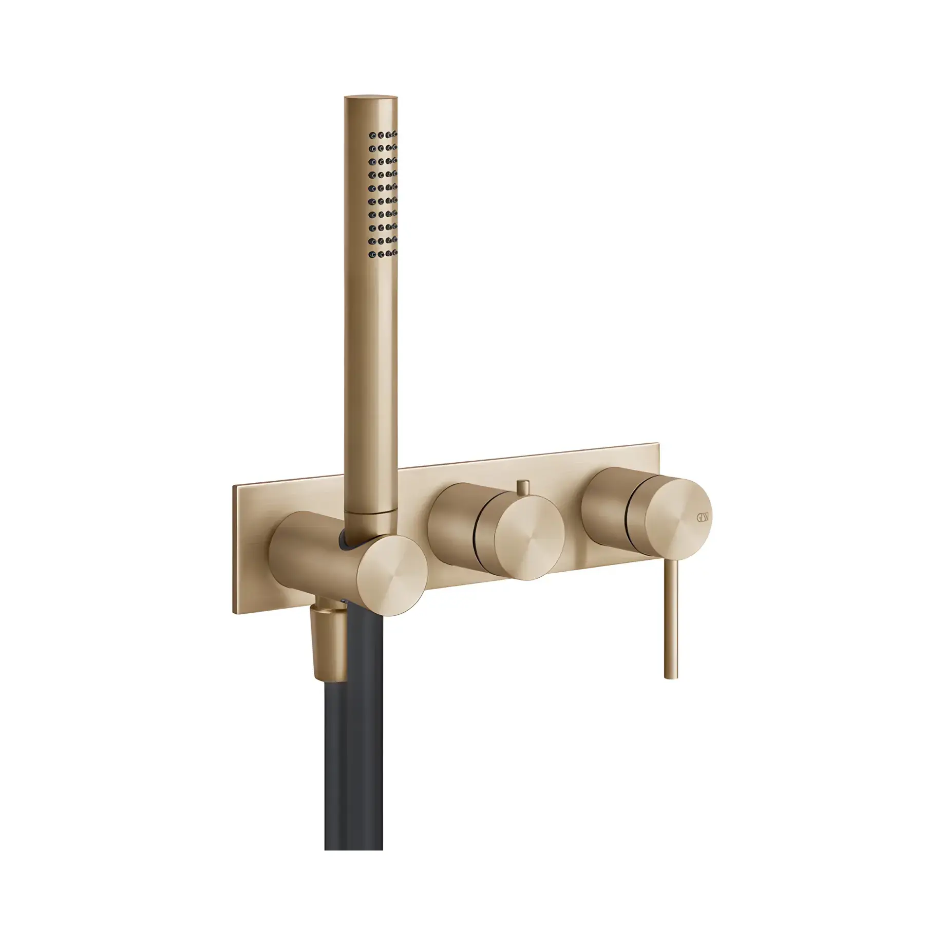 Смеситель для ванны Gessi316 Производитель 54038-726 Warm Bronze Br. PVD — вид спереди