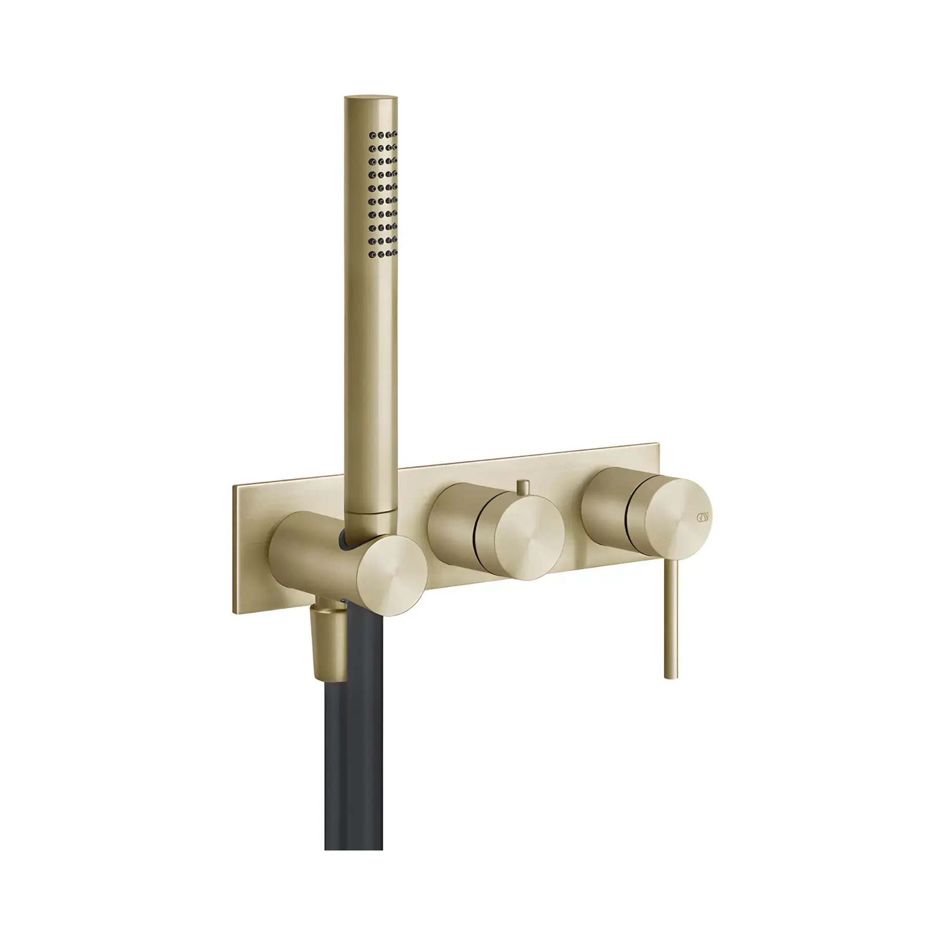 Змішувач для ванни Gessi316 Gessi 54038-727 Brass Brushed PVD — бічний ракурс
