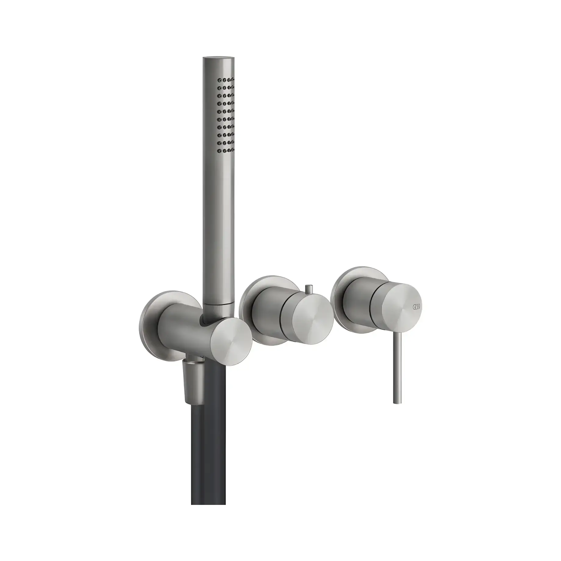 Змішувач для ванни Gessi316 Gessi 54039-239 Steel Brushed — вид спереду