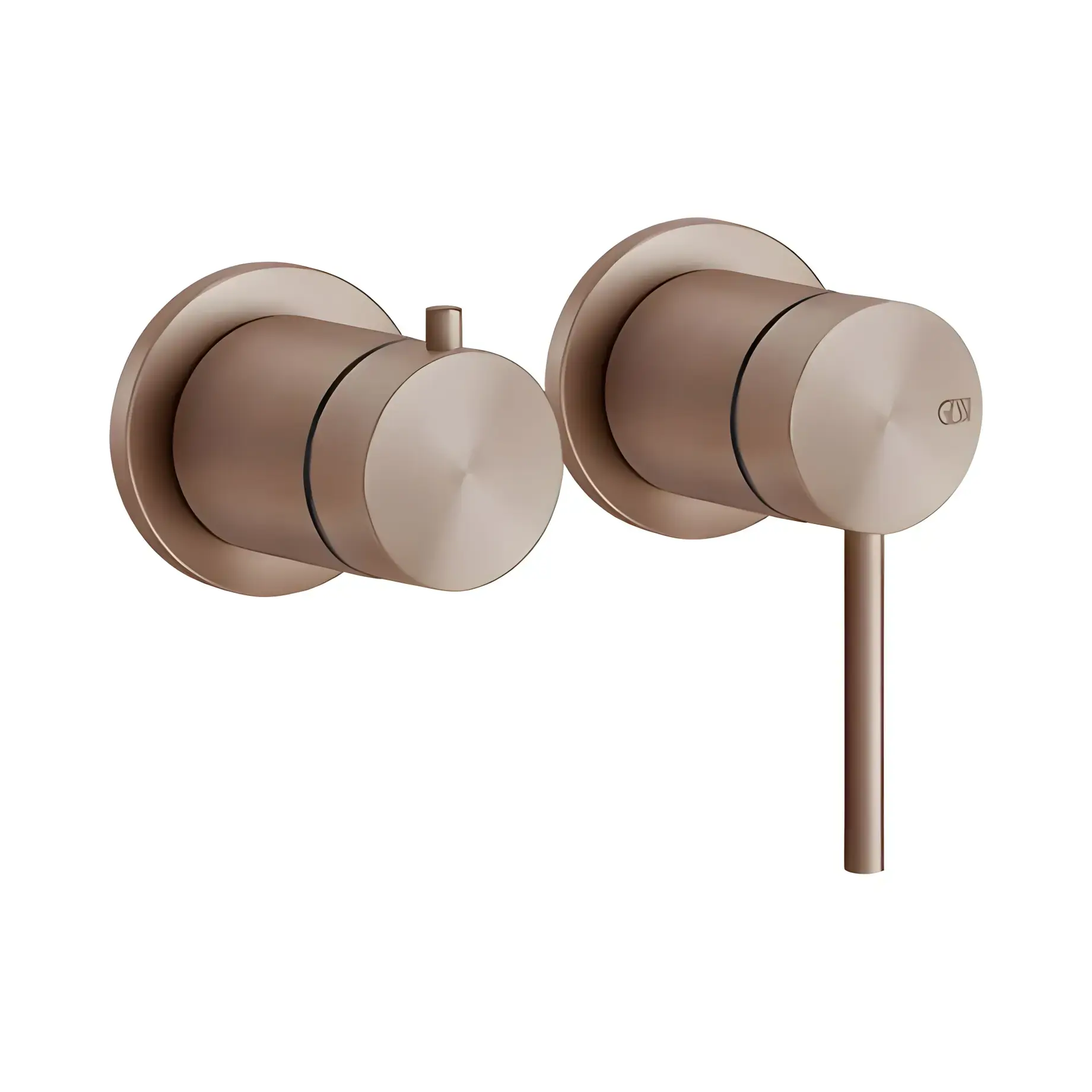 Смеситель для душа Gessi316  Производитель 54077-708 Copper Brushed PVD — вид спереди