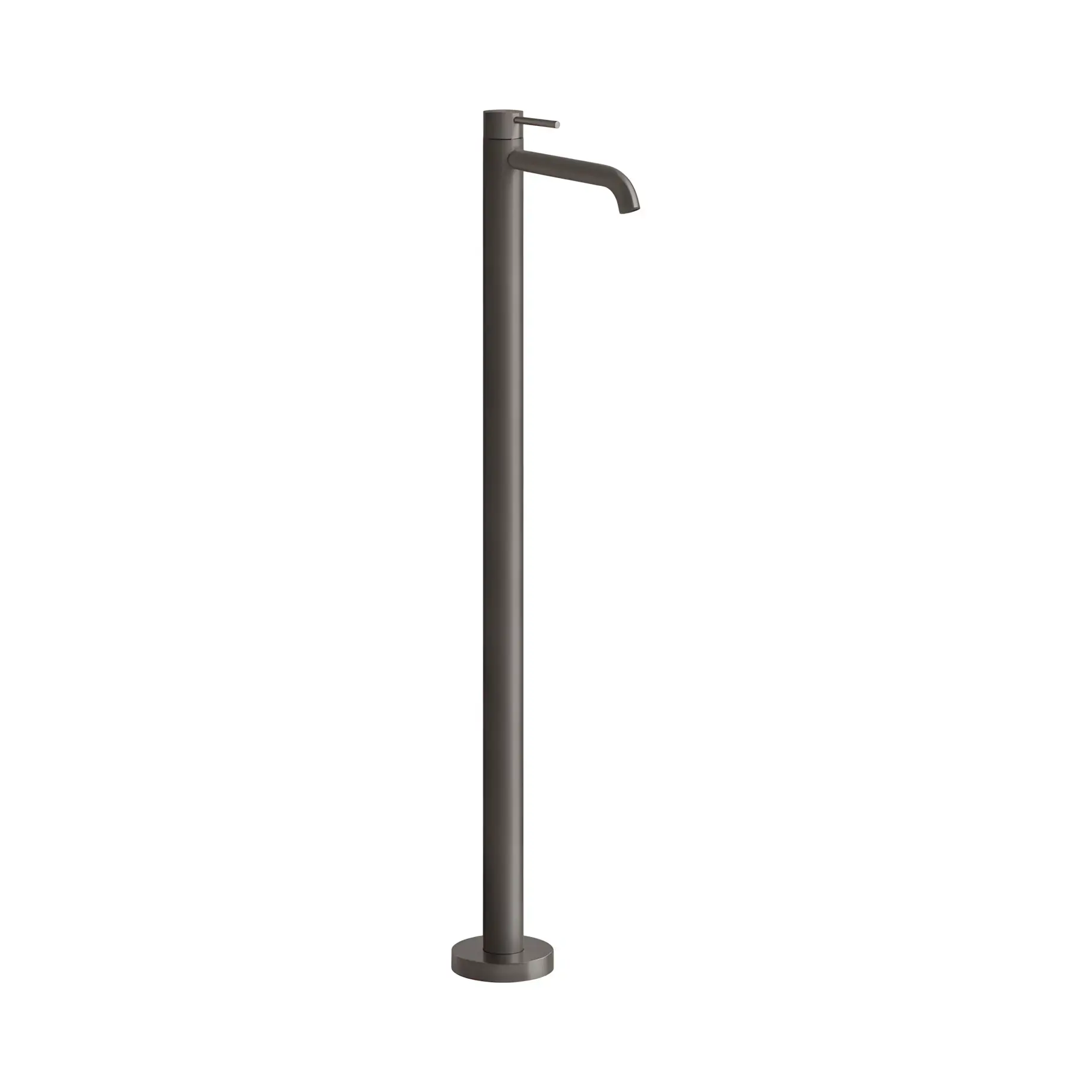 Змішувач для раковини Gessi316 Виробник 54097-707 BLACK METAL BR. PVD — вид спереду