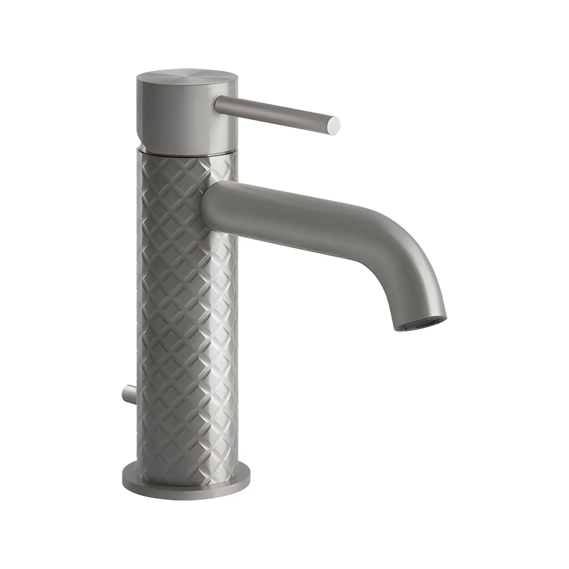 Змішувач для раковини Gessi316 Виробник 54101-239 Steel Brushed — вид спереду