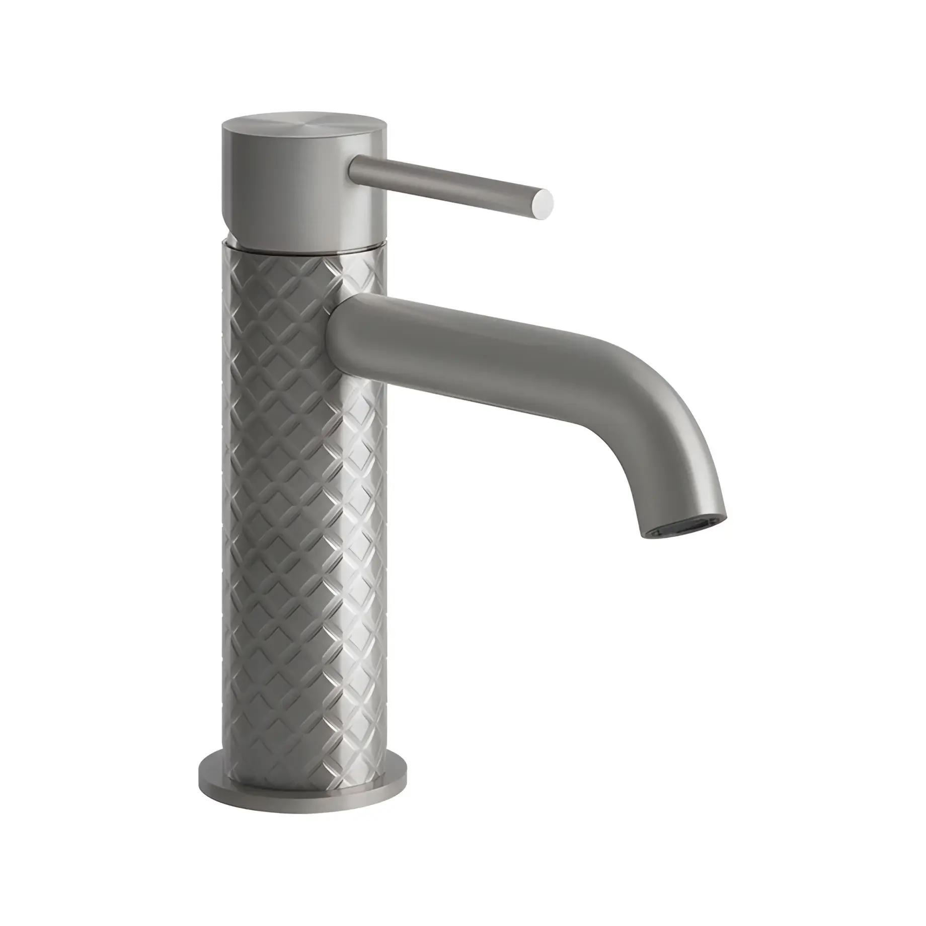 Змішувач для раковини Gessi316 Gessi 54102-239 Steel Brushed — вид спереду