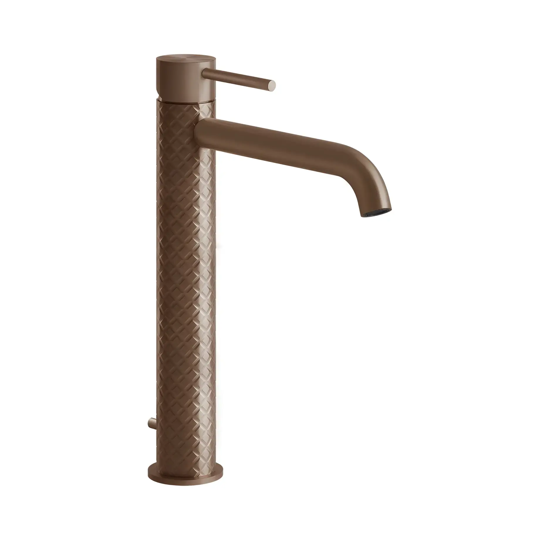 Смеситель для раковины Gessi316 Производитель 54103-708 Copper Brushed PVD — вид спереди