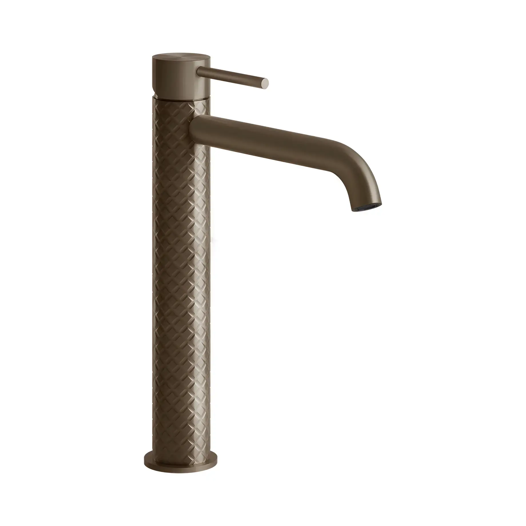 Змішувач для раковини Gessi316 Виробник 54106-761 Coffee Bronze Brushed PVD — вид спереду
