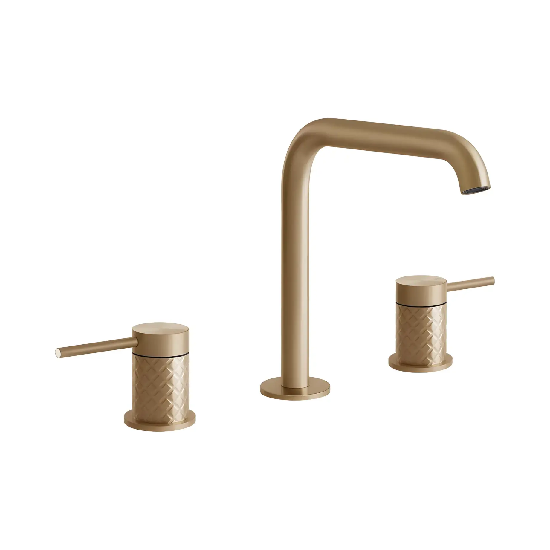 Змішувач для раковини Gessi316 Gessi 54112-726 Warm Bronze Br. PVD — вид спереду