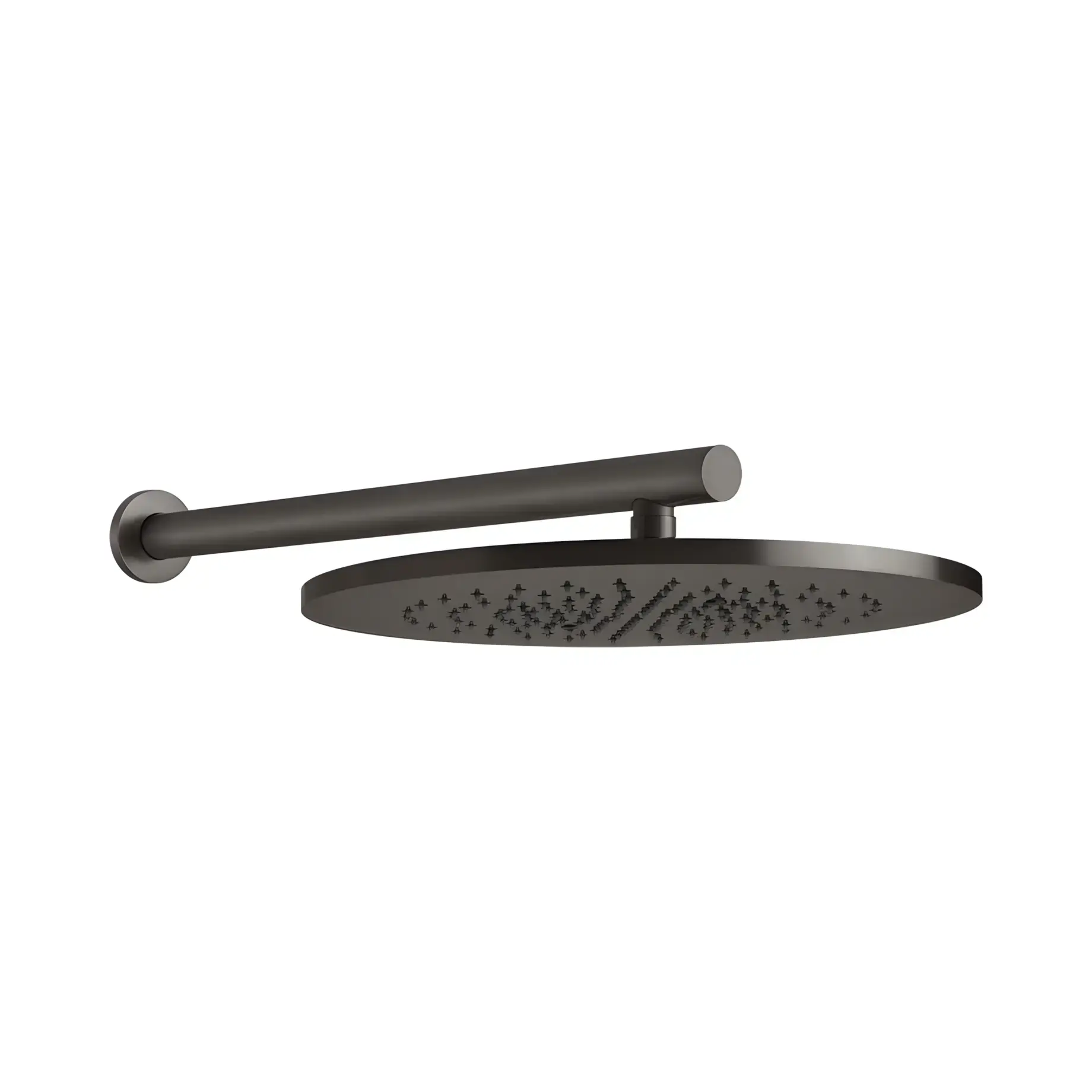 Верхній душ Gessi316 Gessi 54148-707 BLACK METAL BR. PVD — бічний ракурс