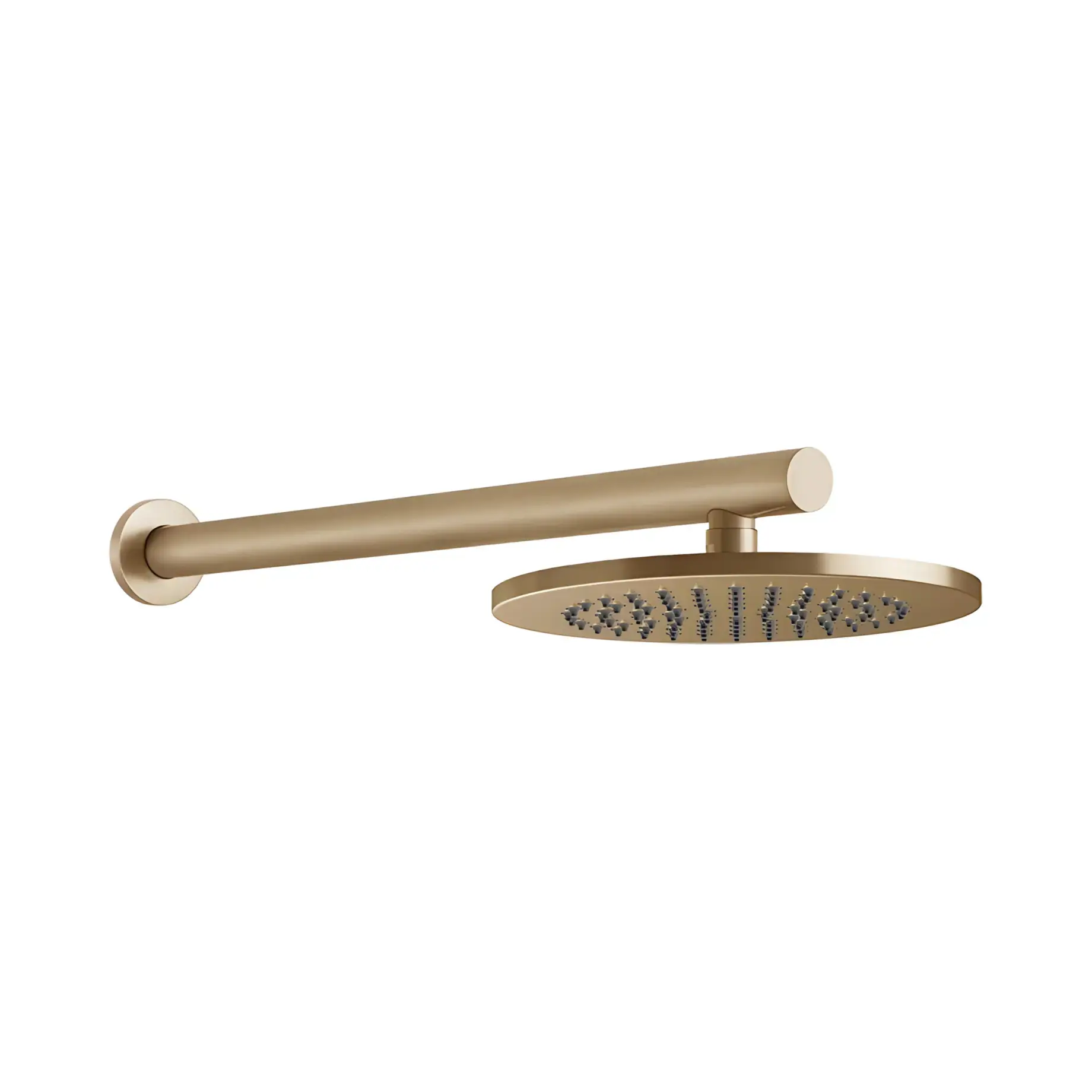 Верхній душ Gessi316 Виробник 54149-726 Warm Bronze Br. PVD Ø22 см — вид спереду