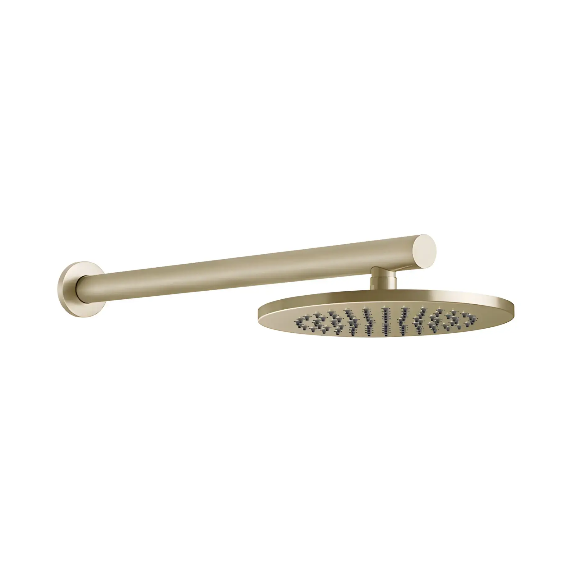 Верхній душ Gessi316 Виробник 54149-727 Brass Brushed PVD Ø22 см — вид спереду