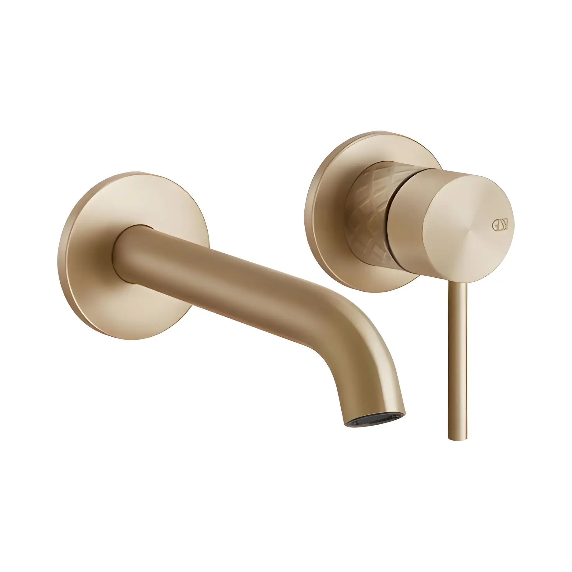 Змішувач для раковини Gessi316 Gessi 54183-726 Warm Bronze Br. PVD — вид спереду
