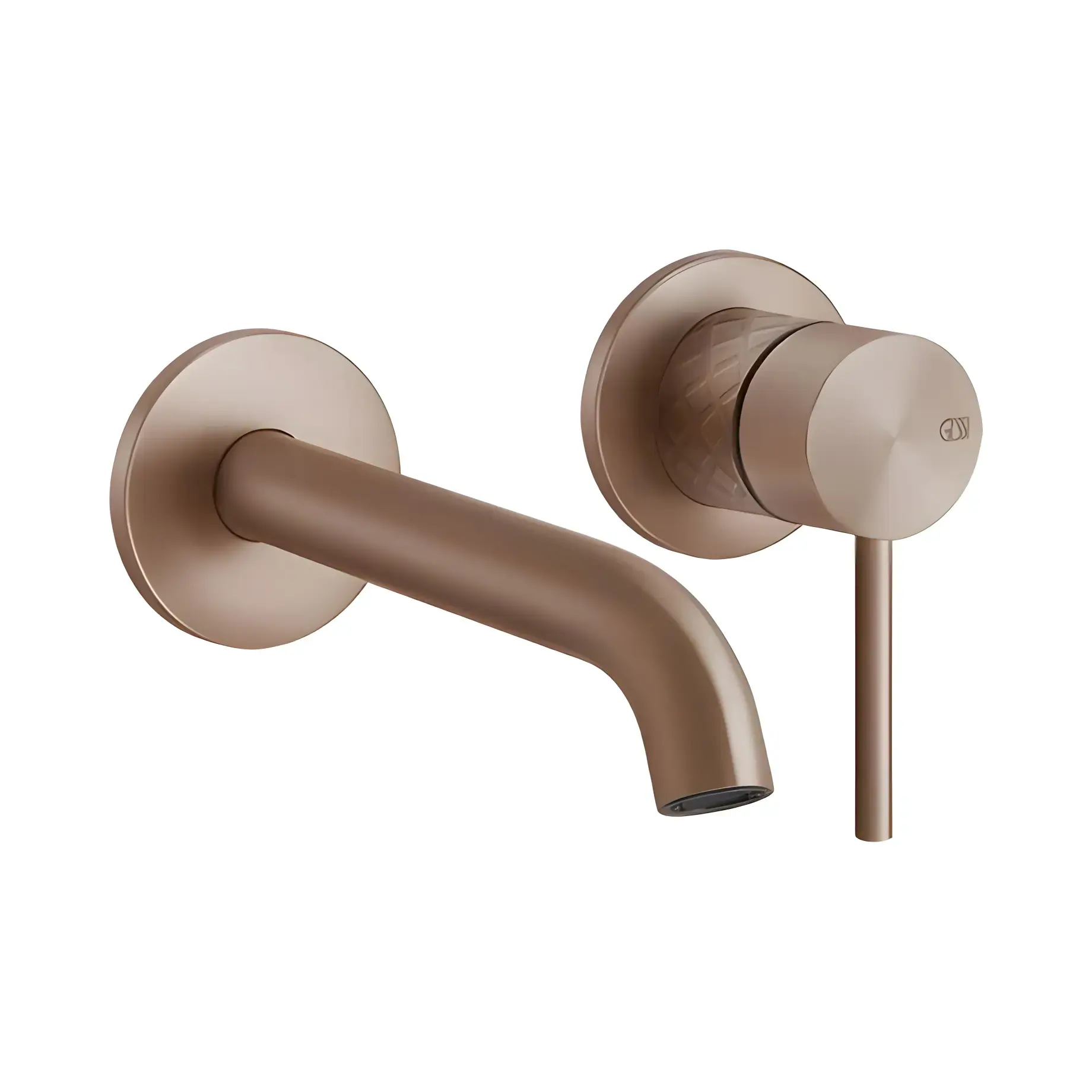Змішувач для раковини Gessi316 Виробник 54186-708 Copper Brushed PVD — вид спереду