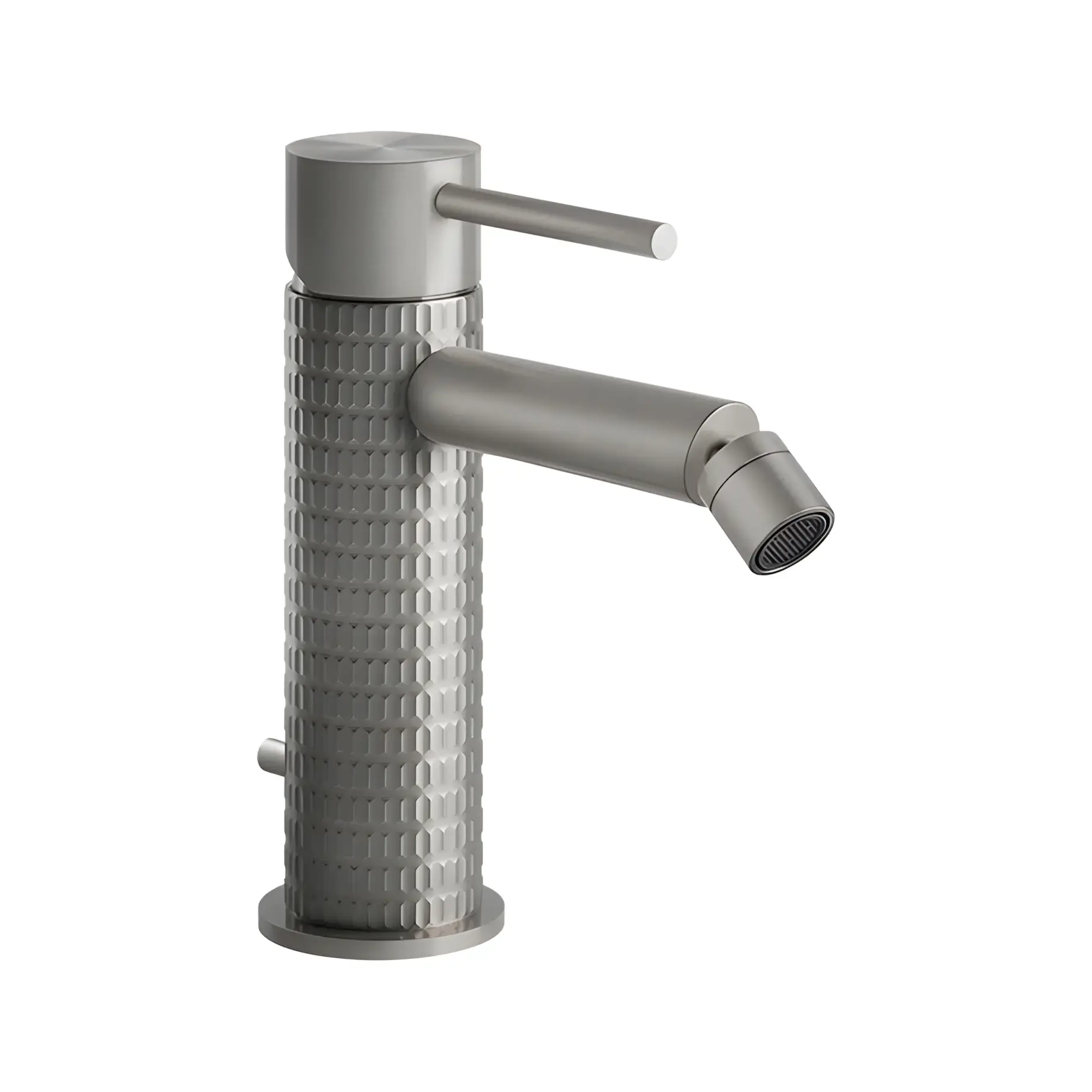 Смеситель для биде Gessi316 Производитель 54207-239 Steel Brushed — вид спереди