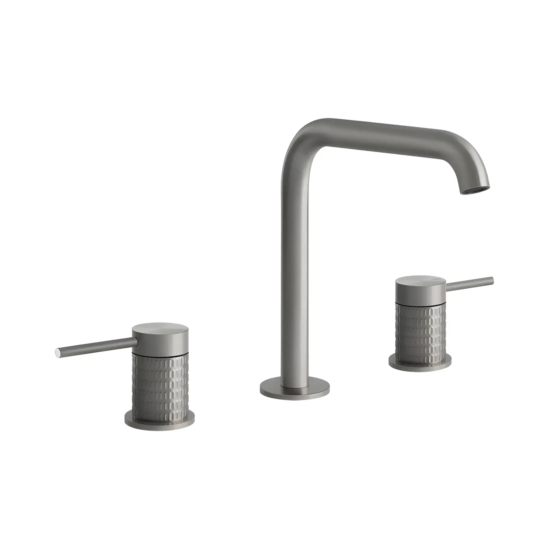 Змішувач для раковини Gessi316 Gessi 54212-239 Steel Brushed — вид спереду