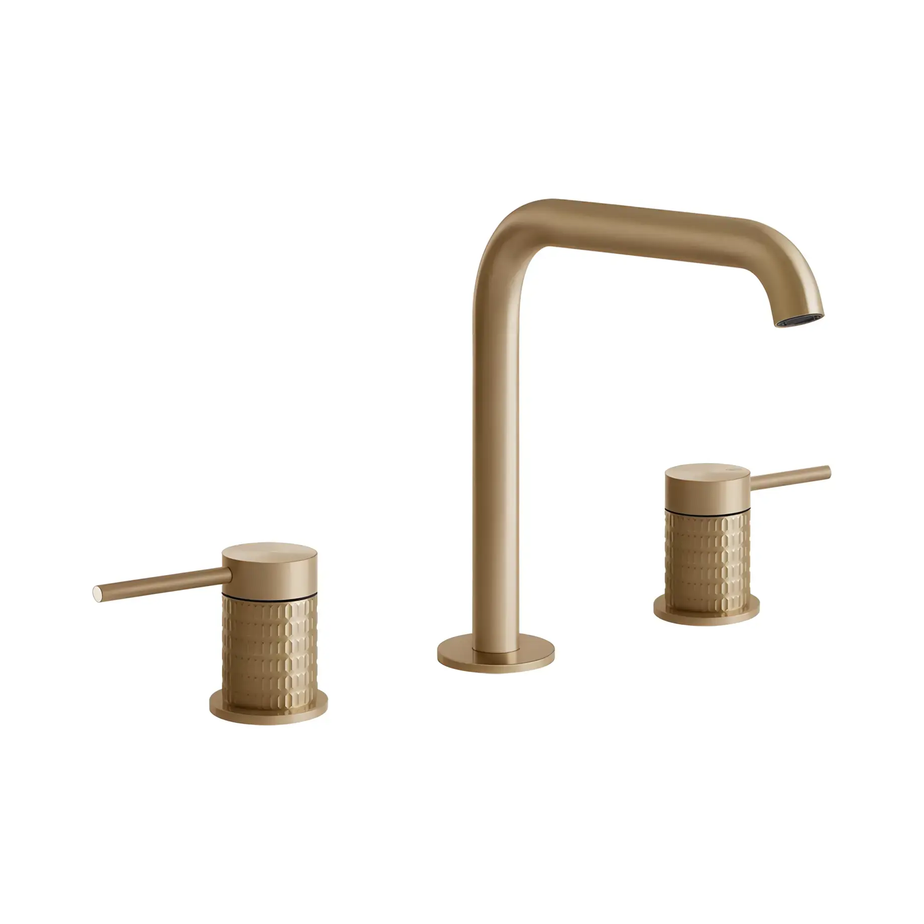 Змішувач для раковини Gessi316 Gessi 54212-726 Warm Bronze Br. PVD — вид спереду