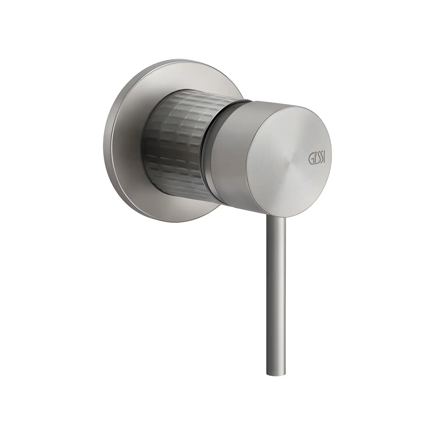 Змішувач прихованого монтажу Gessi316 Gessi 54219-239 Steel Brushed — вид спереду