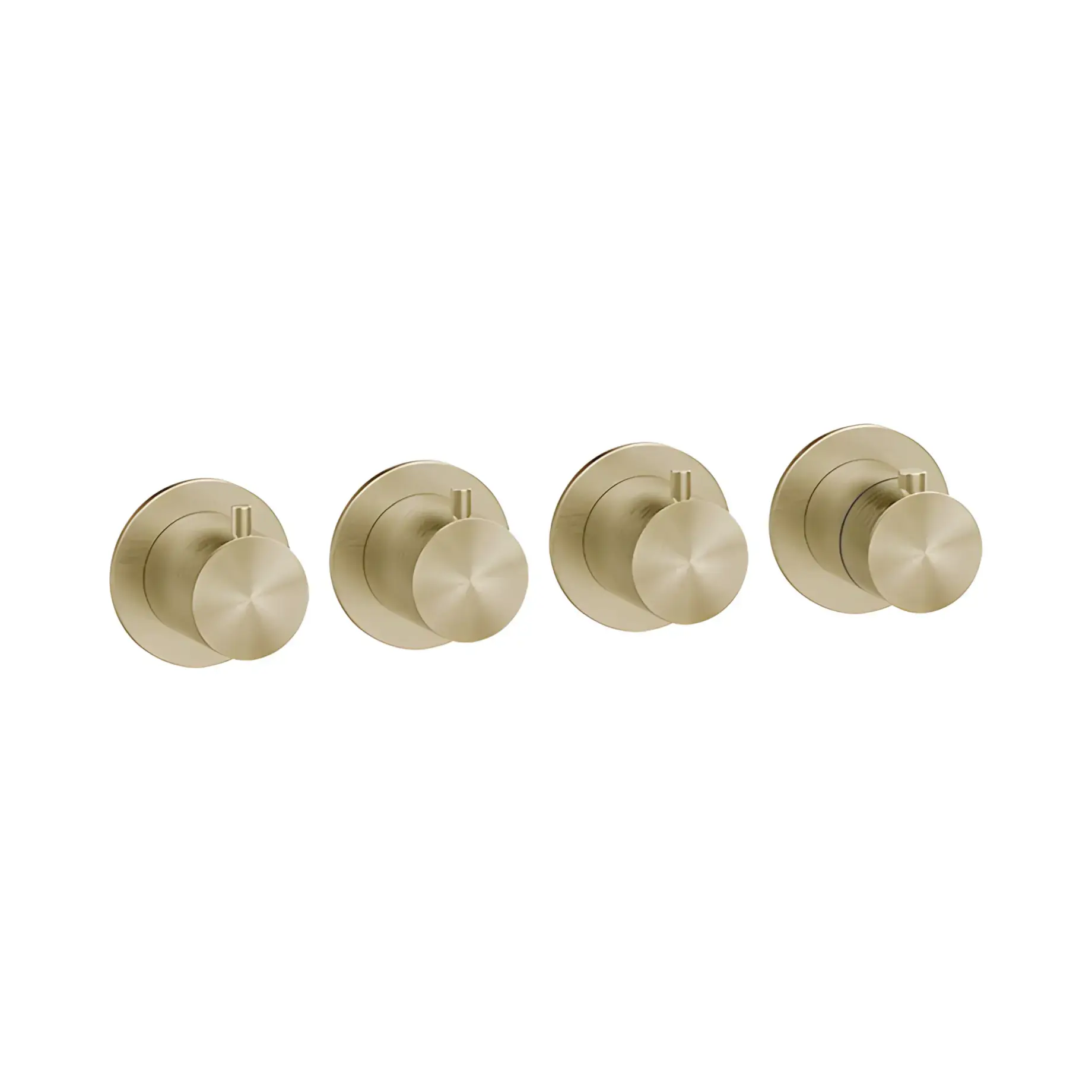 Змішувач для душу Gessi316 Виробник 54336-727 Brass Brushed PVD — вид спереду