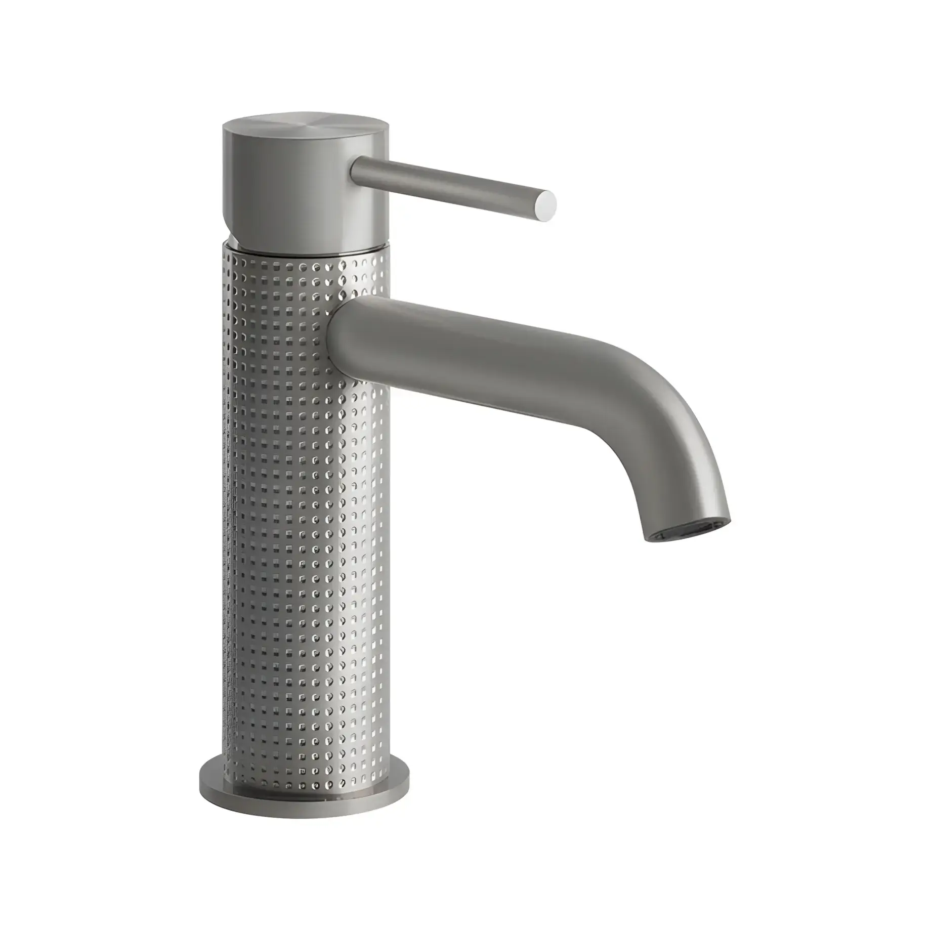 Змішувач для раковини Gessi316 Виробник 54402-239 Steel Brushed — вид спереду
