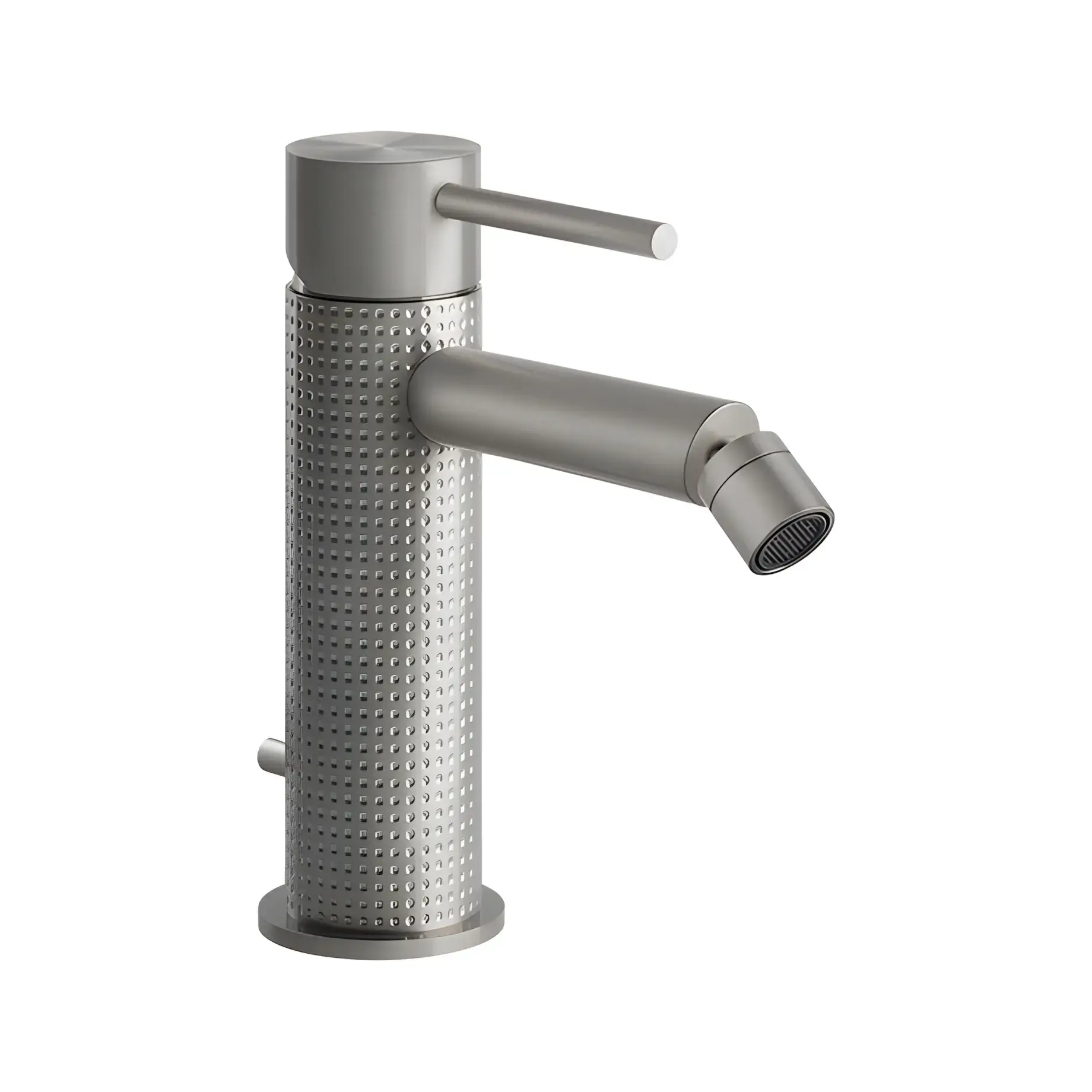Змішувач для біде Gessi316 Виробник 54407-239 Steel Brushed — вид спереду