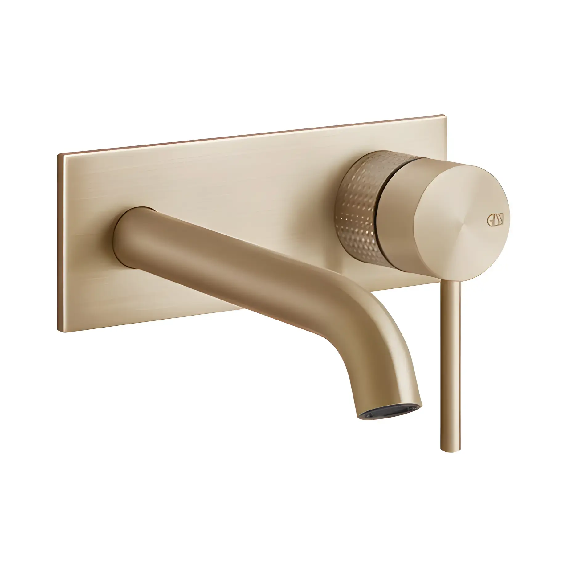 Змішувач для раковини Gessi316 Виробник 54488-726 Warm Bronze Br. PVD — вид спереду