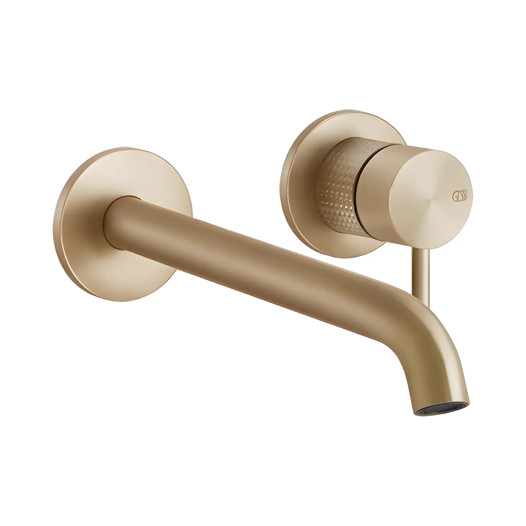 Змішувач для раковини Gessi316 Виробник 54489-726 Warm Bronze Br. PVD — вид спереду