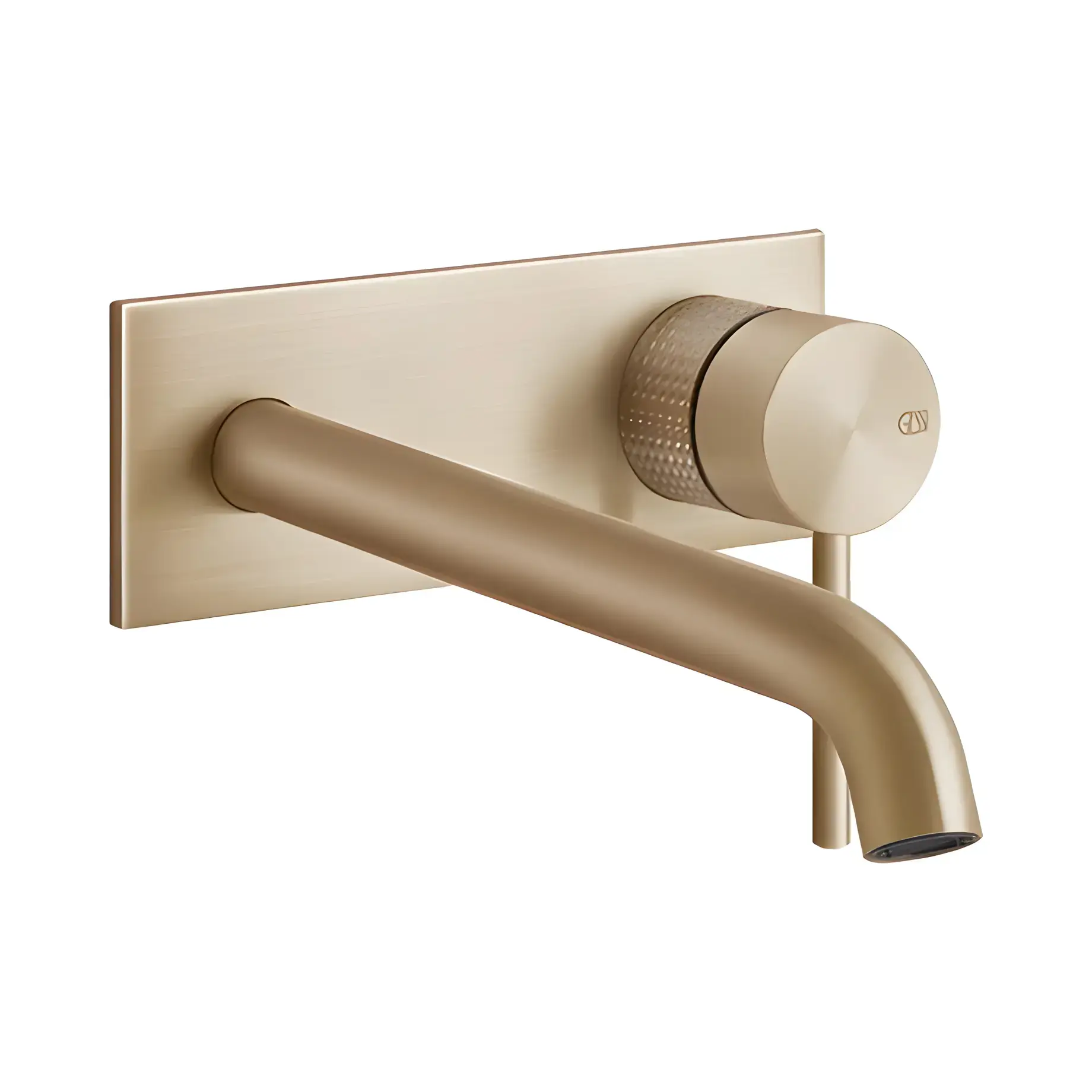 Змішувач для раковини Gessi316 Виробник 54490-726 Warm Bronze Br. PVD — вид спереду