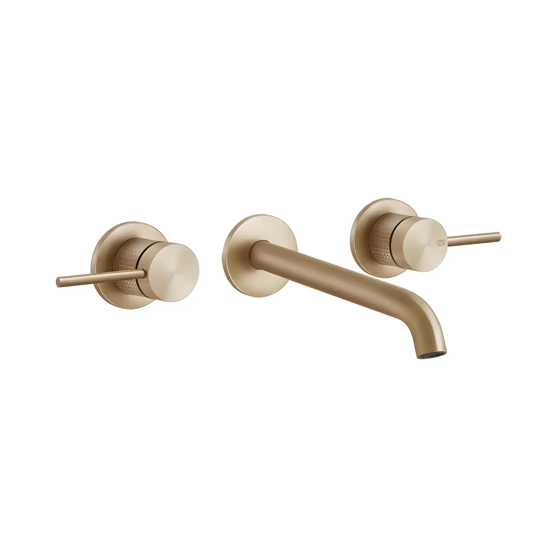 Змішувач для раковини Gessi316 Gessi 54494-726 Warm Bronze Br. PVD — вид на білому тлі