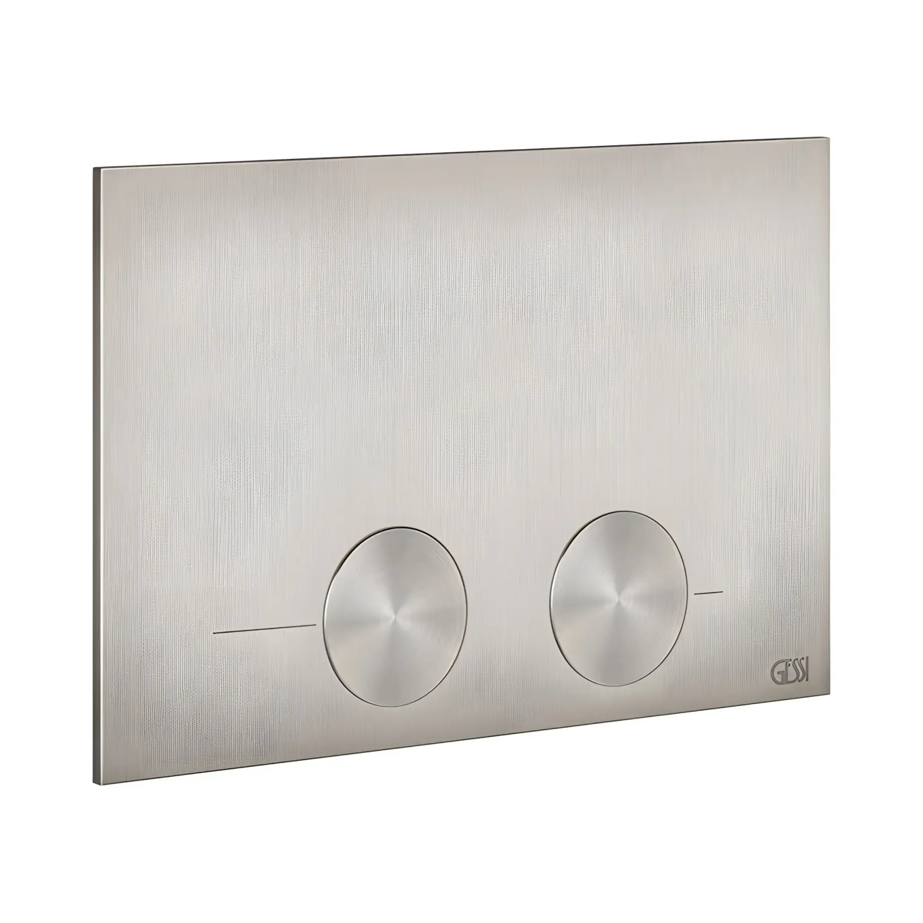 Клавіша змиву Gessi316 Виробник 54617-239 Steel Brushed — вид спереду