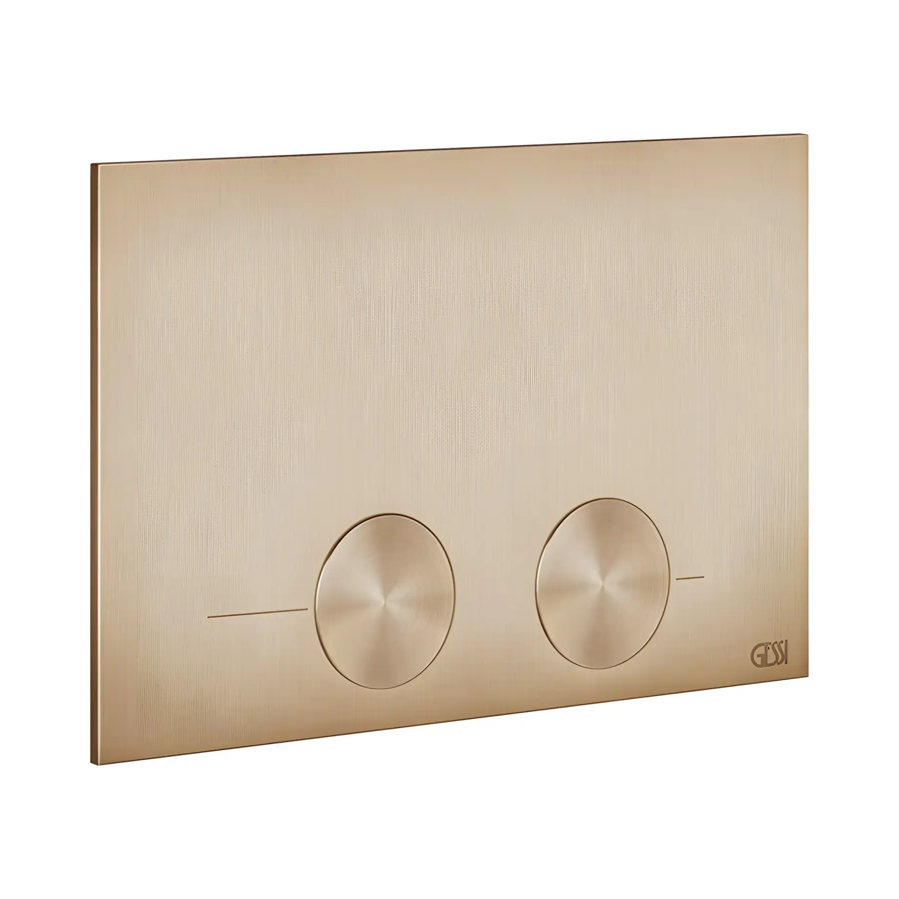 Клавіша змиву Gessi316 Виробник 54617-726 Warm Bronze Br. PVD — вид спереду