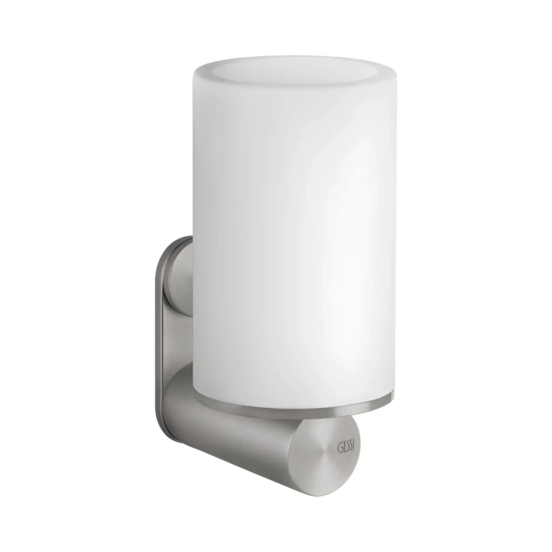Склянка для зубних щіток Gessi316 Виробник 54707-239 Steel Brushed — вид спереду