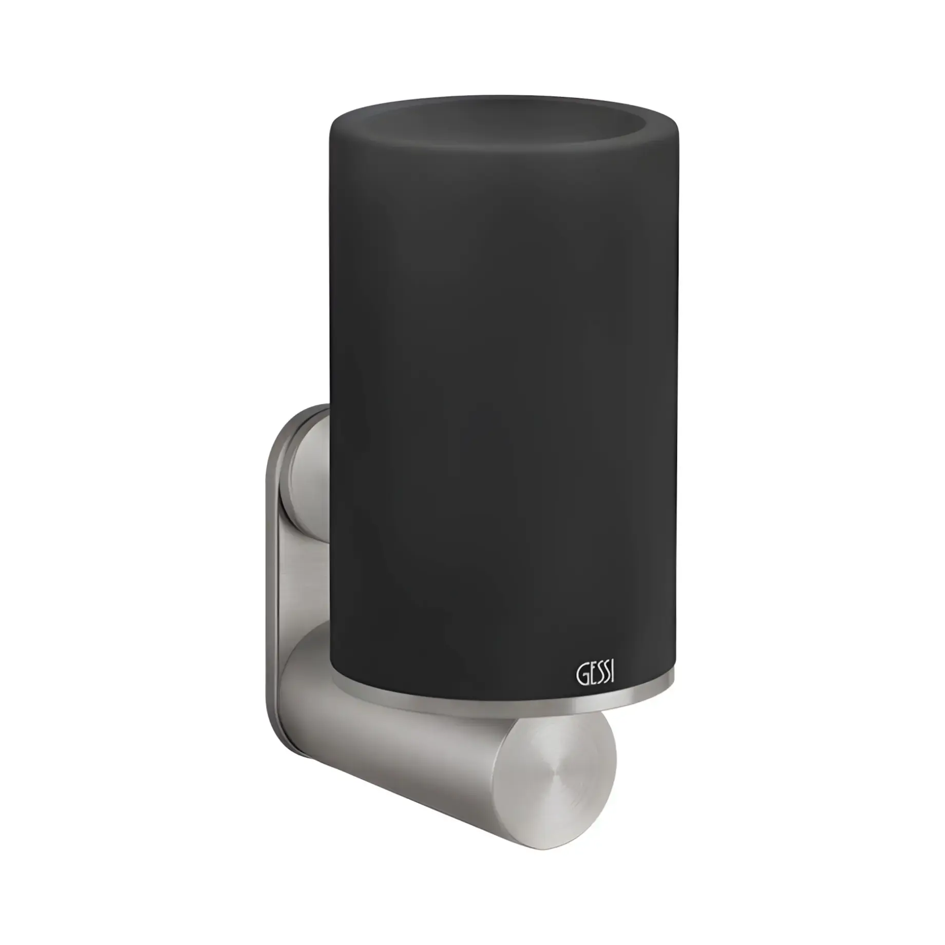 Склянка для зубних щіток Gessi316 Виробник 54708-239 Steel Brushed — вид спереду