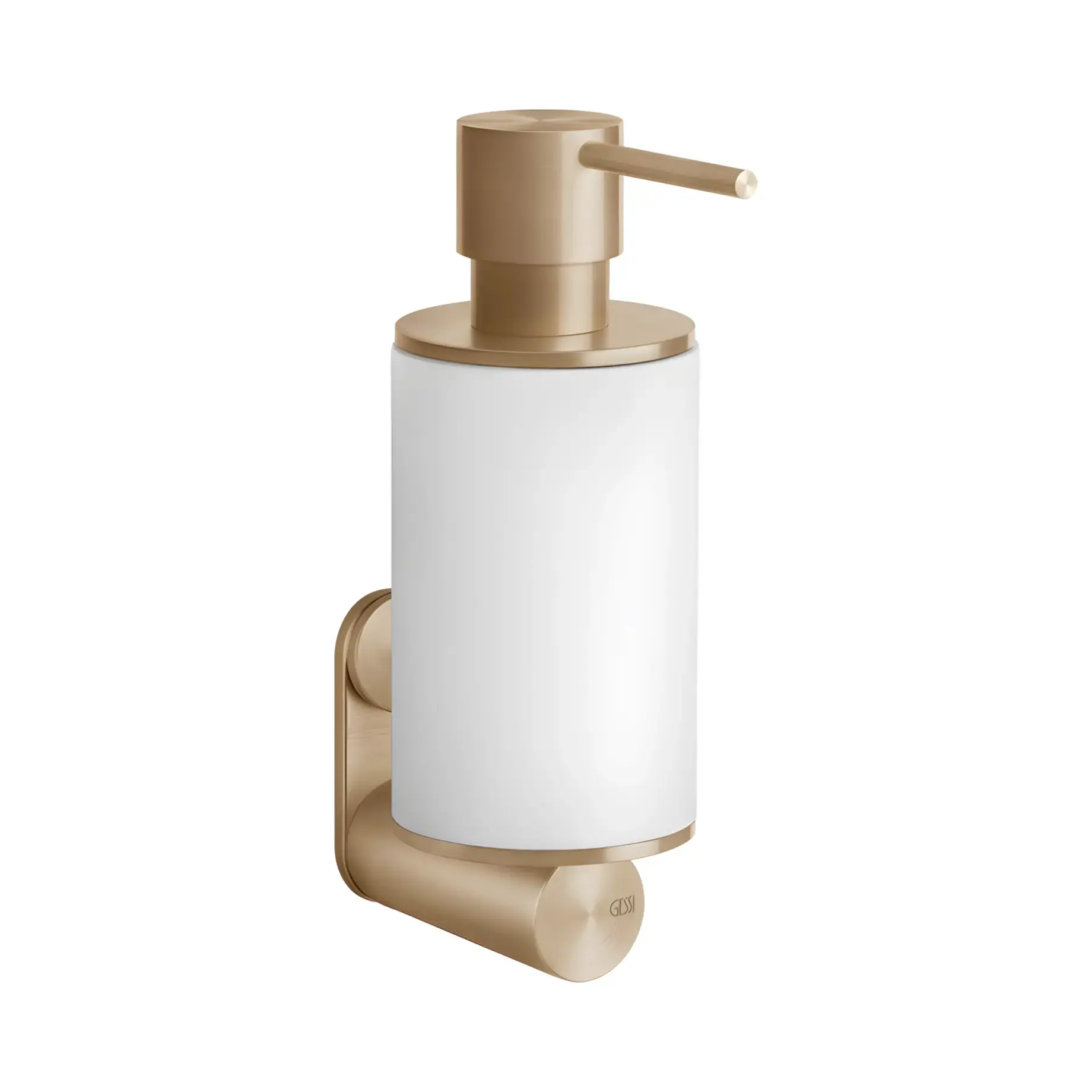 Дозатор для рідкого мила Gessi316 Виробник 54713-726 Warm Bronze Br. PVD — вид спереду
