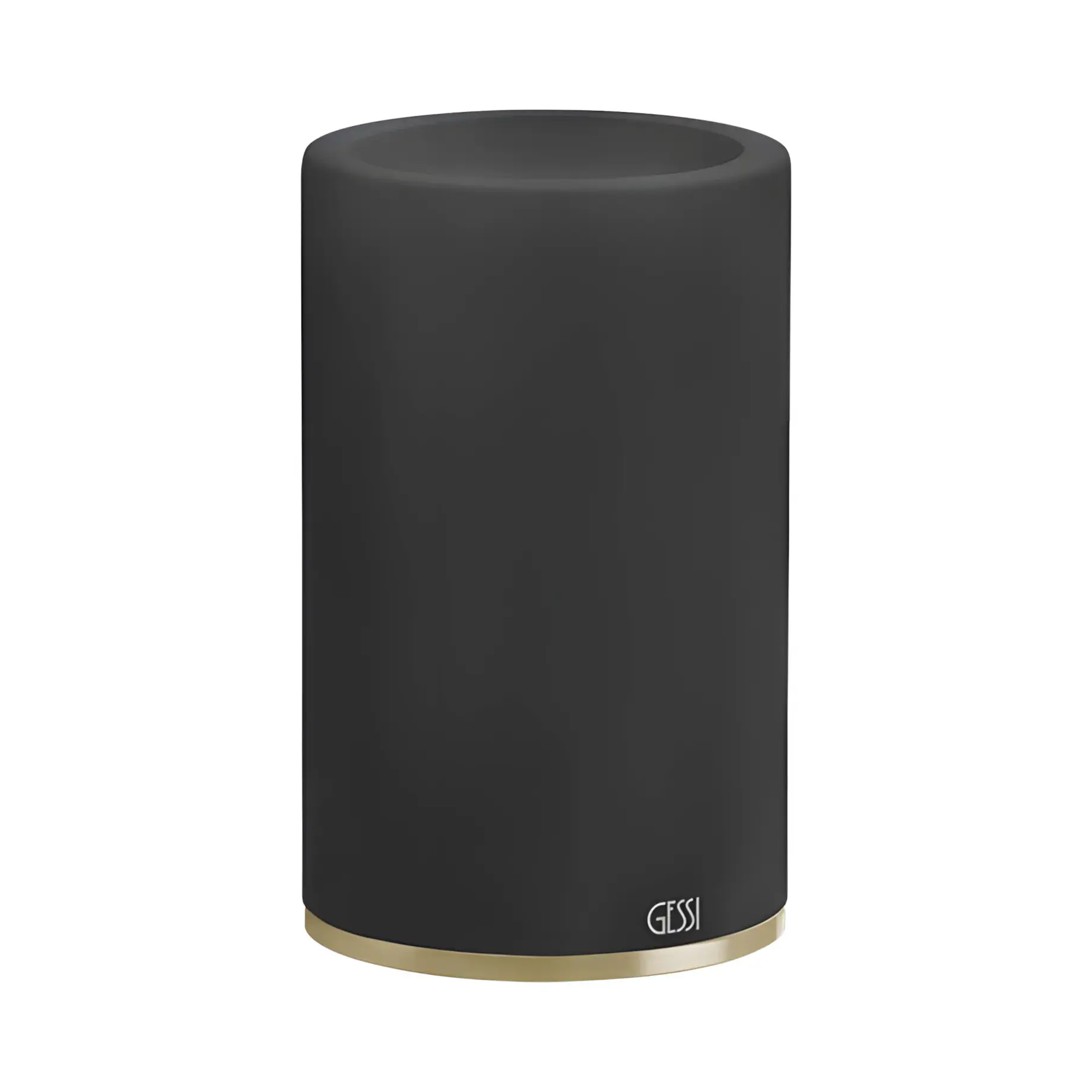 Склянка для зубних щіток Gessi316 Виробник 54732-727 Brass Brushed PVD — вид спереду