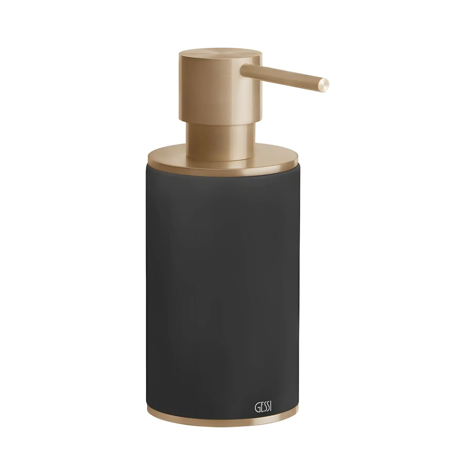 Дозатор для рідкого мила Gessi316 Виробник 54738-726 Warm Bronze Br. PVD — вид спереду