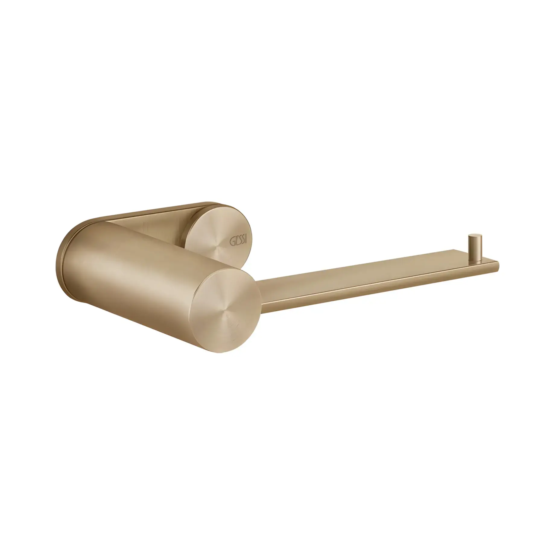 Тримач для туалетного паперу Gessi316 Виробник 54749-726 Warm Bronze Br. PVD — вид спереду