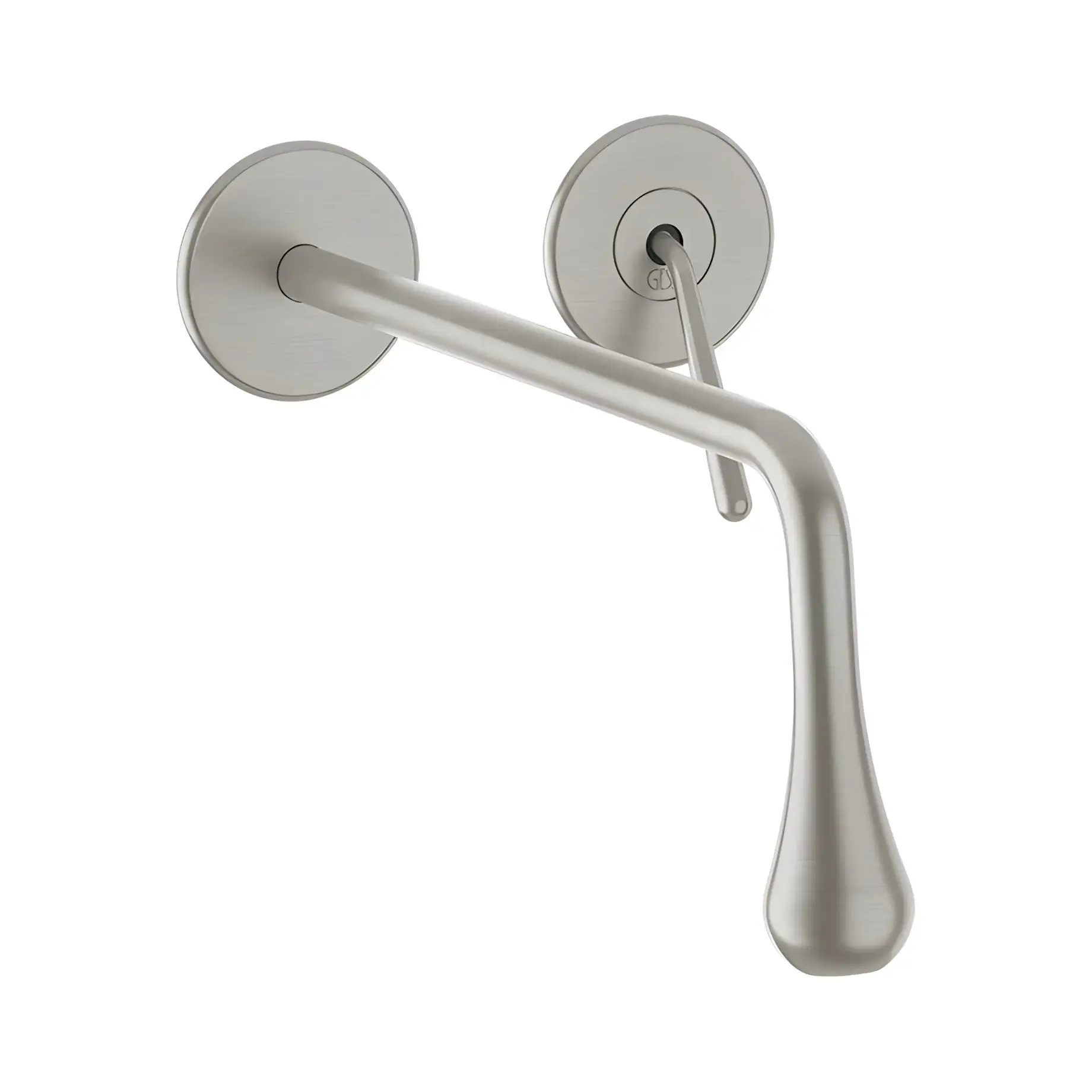Змішувач для раковини Goccia Виробник 33090-147 CHROME BRUSHED — вид спереду