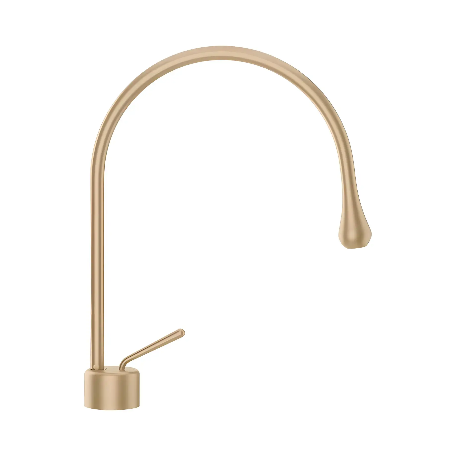 Змішувач для раковини Goccia Виробник 33602-726 Warm Bronze Br. PVD — вид спереду