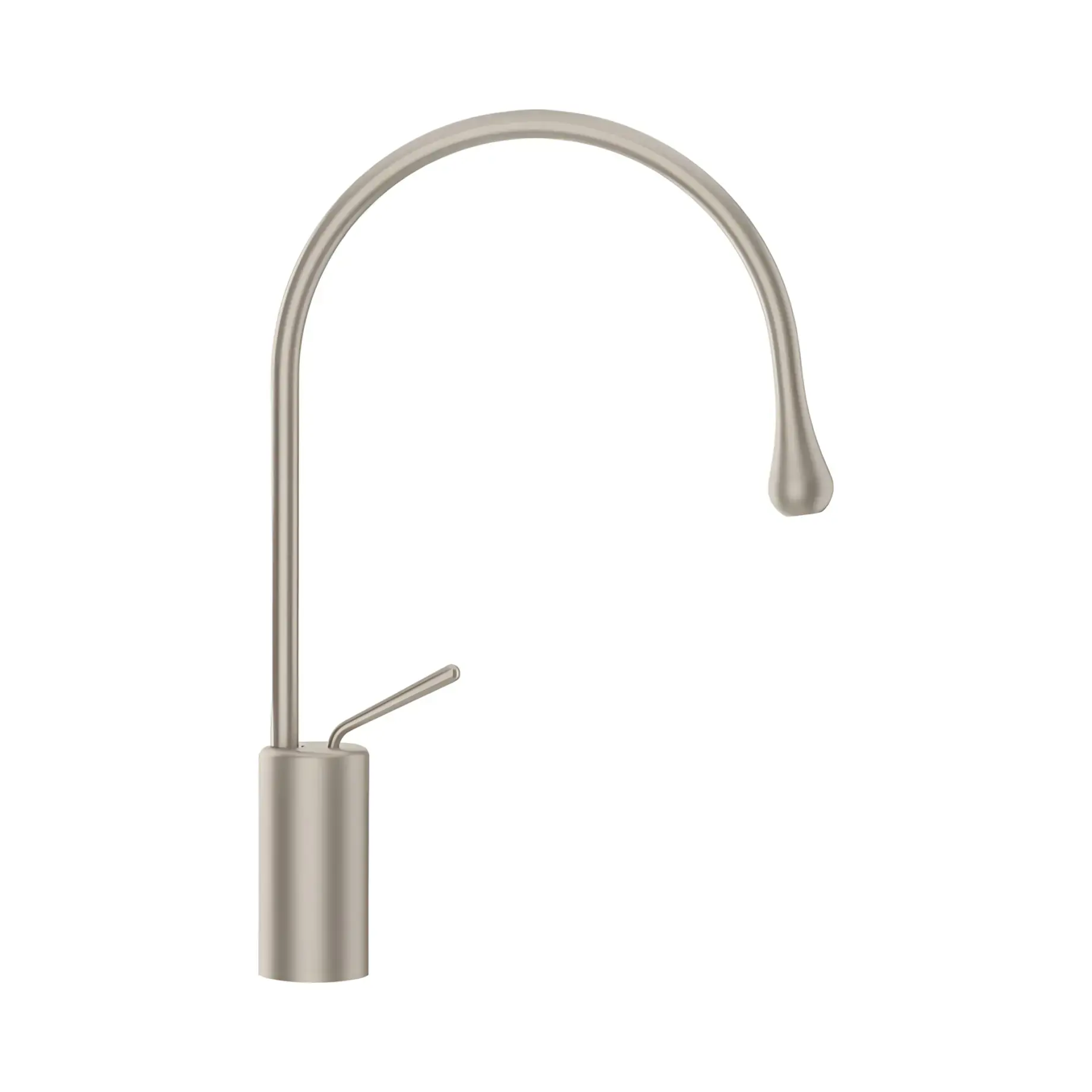 Смеситель для раковины Goccia Производитель 33605-149 Finox Brushed Nickel — вид спереди