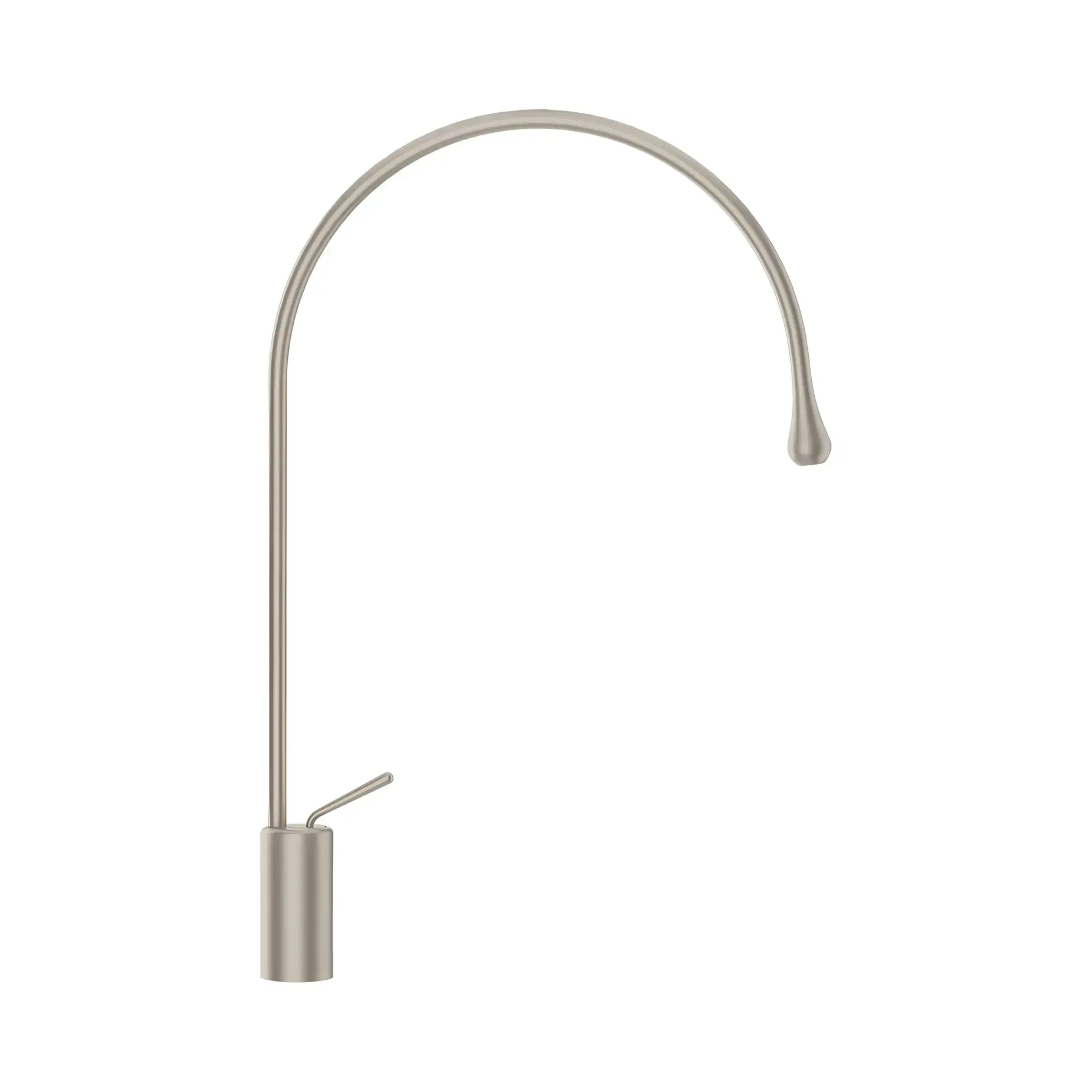 Змішувач для раковини Goccia Виробник 33606-149 Finox Brushed Nickel — вид спереду