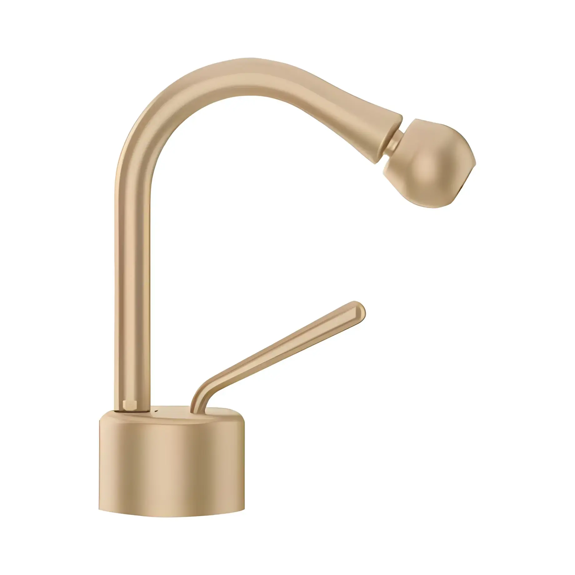 Змішувач для біде Goccia Виробник 33607-726 Warm Bronze Br. PVD — вид спереду