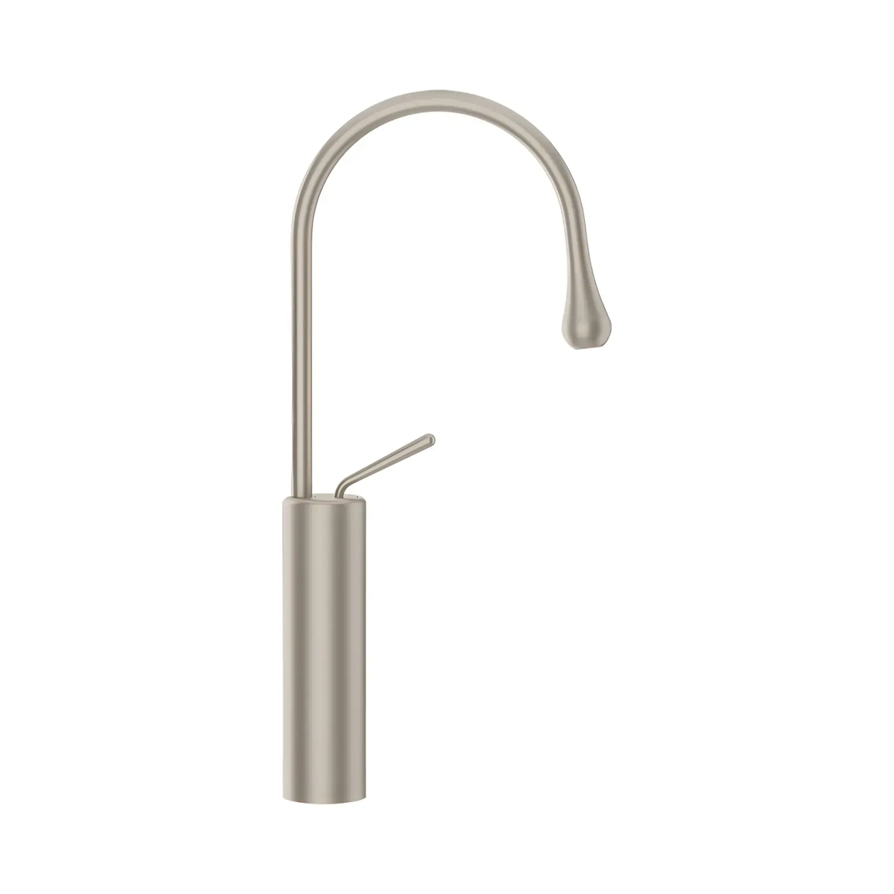 Змішувач для раковини Goccia Виробник 33608-149 Finox Brushed Nickel — вид спереду