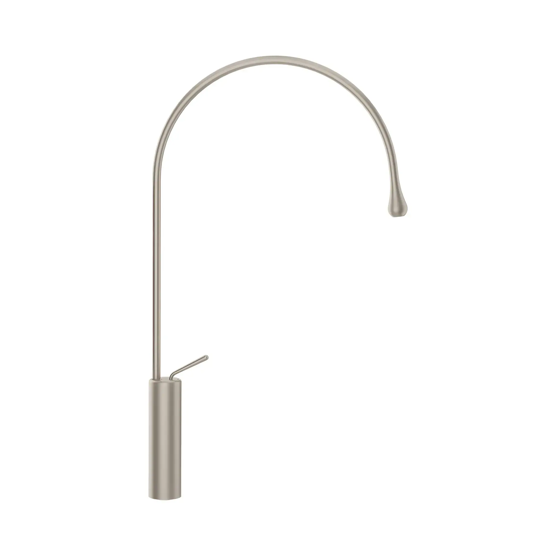 Змішувач для раковини Goccia Виробник 33610-149 Finox Brushed Nickel — вид спереду