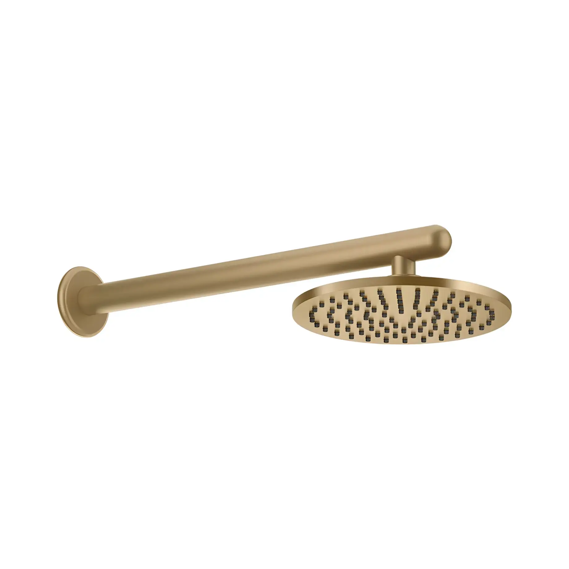 Верхній душ Goccia Gessi 33655-726 Warm Bronze Br. PVD — вид спереду