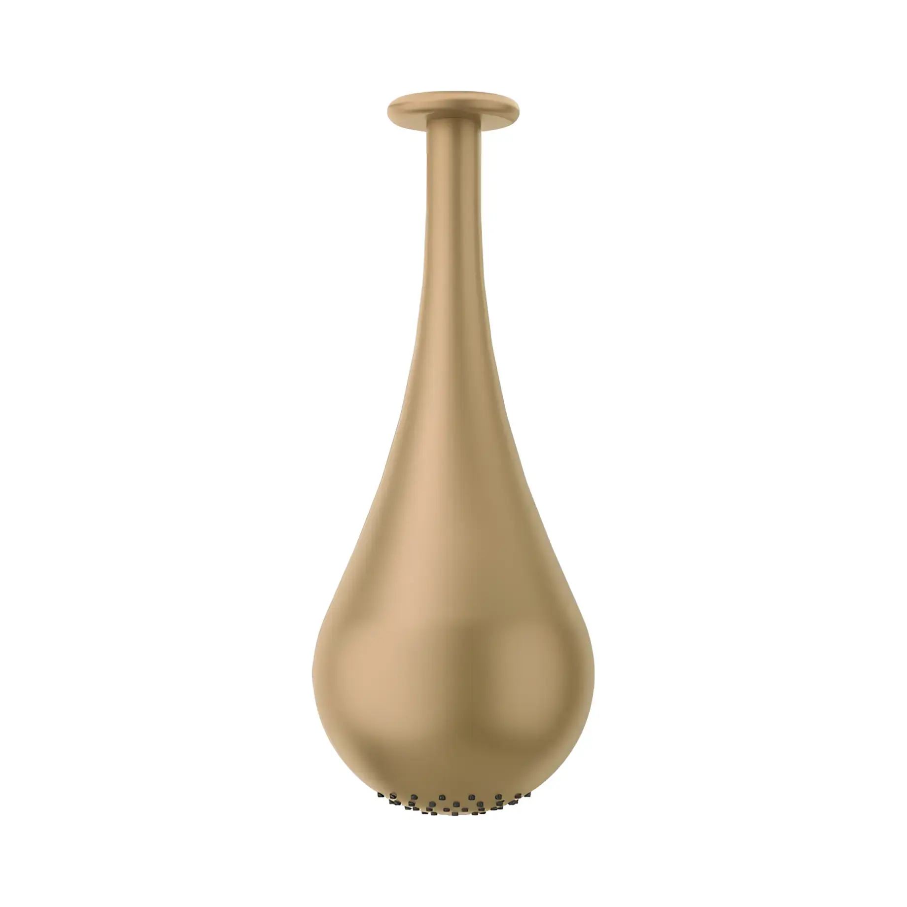 Верхній душ Goccia Gessi 33751-726 Warm Bronze Br. PVD — вид на білому тлі