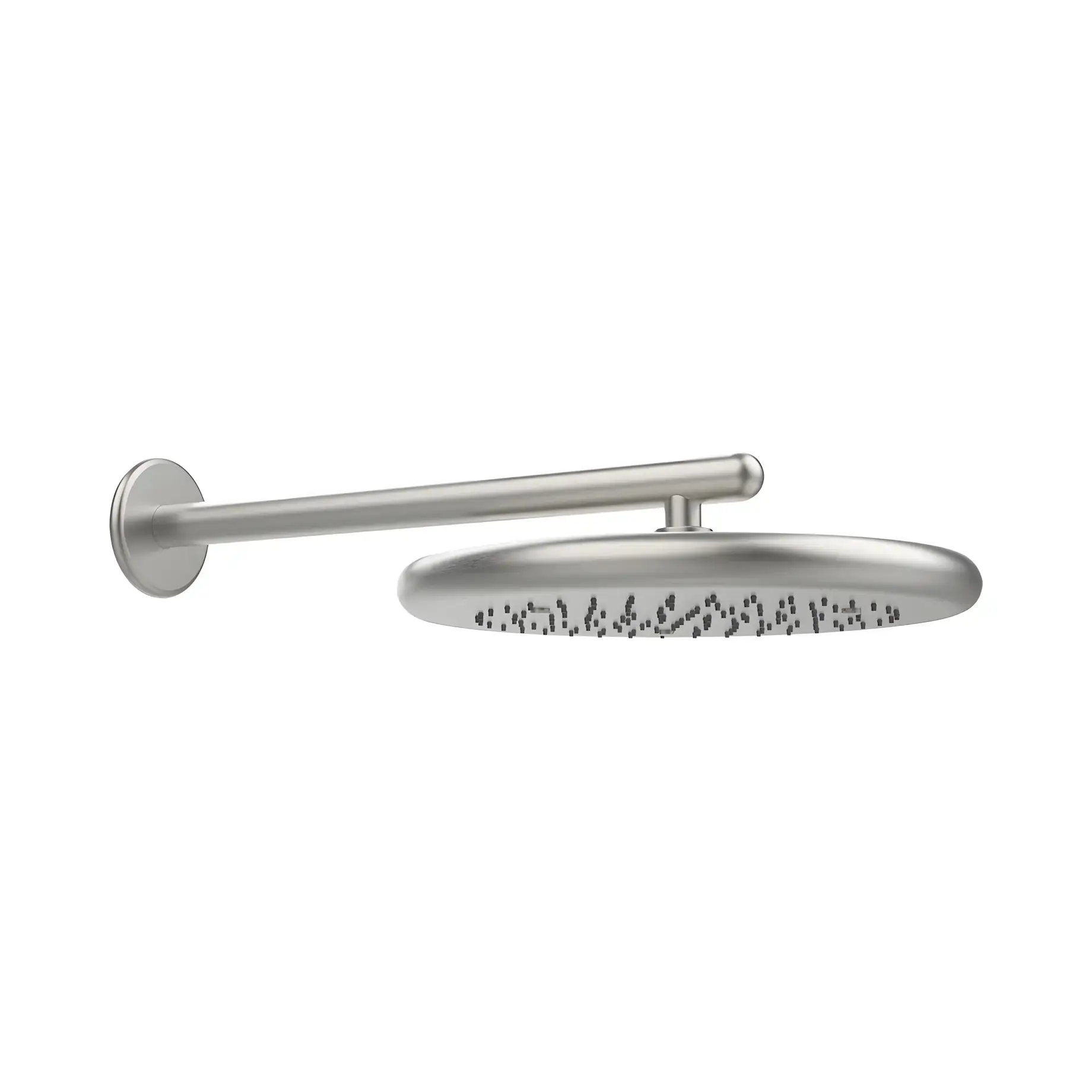 Верхній душ Goccia Gessi 33756-147 CHROME BRUSHED — вид на білому тлі