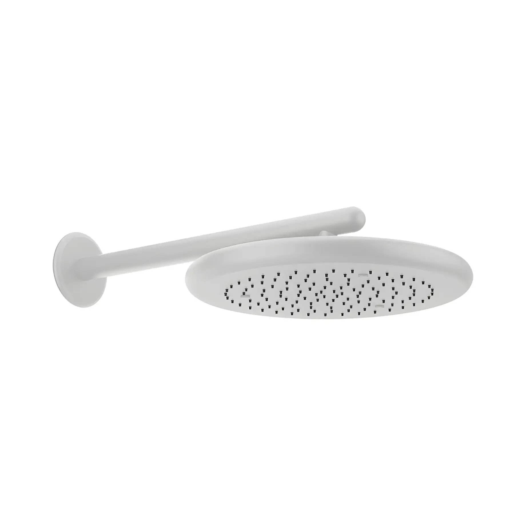 Верхній душ Goccia Gessi 33756-279 Matte White — вид спереду
